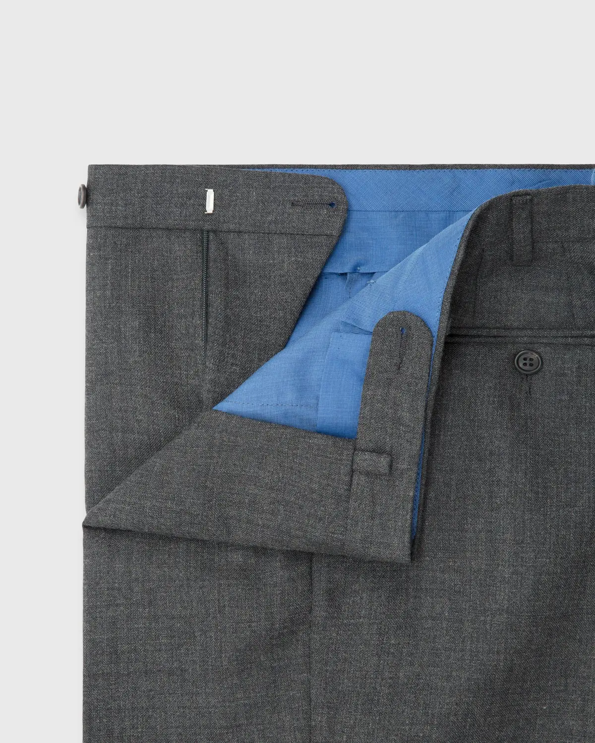 Dress Trouser In Charcoal High-Twist 3