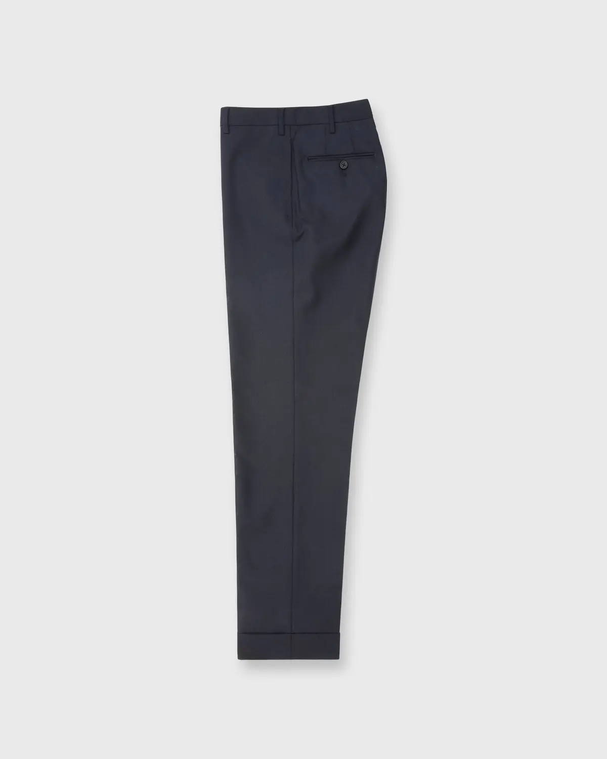Dress Trouser In Navy High-Twist 1