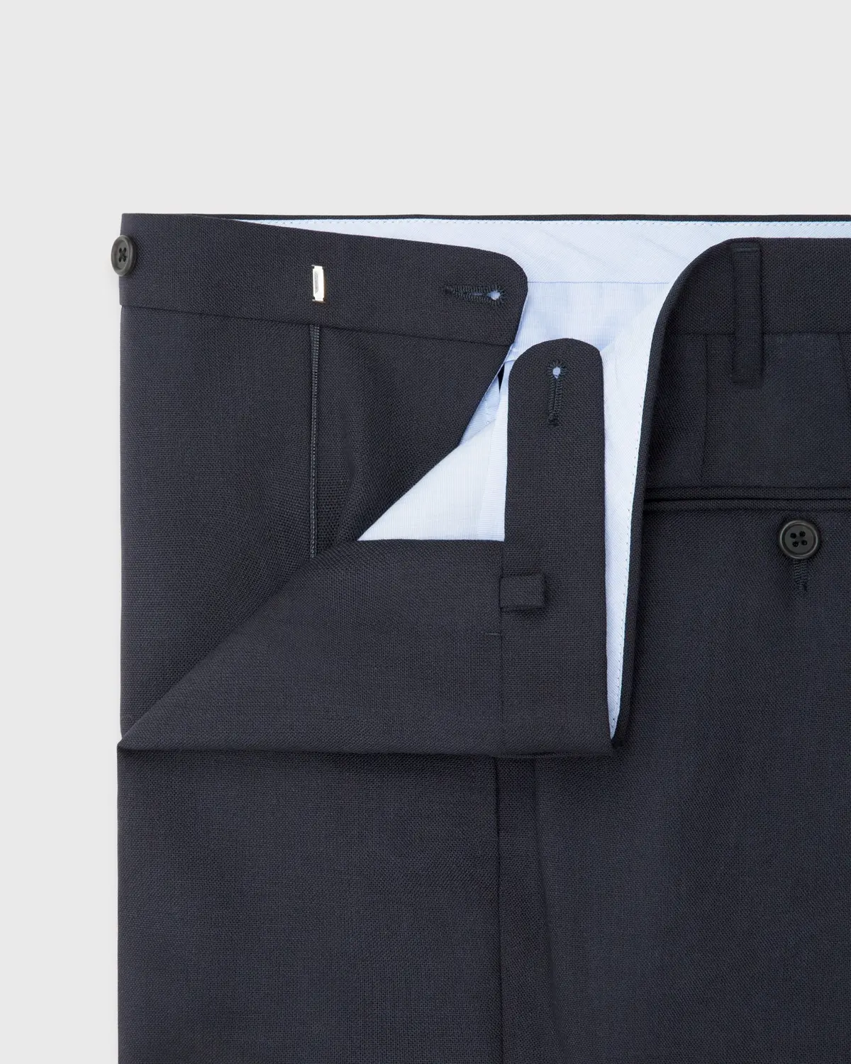 Dress Trouser In Navy High-Twist 3