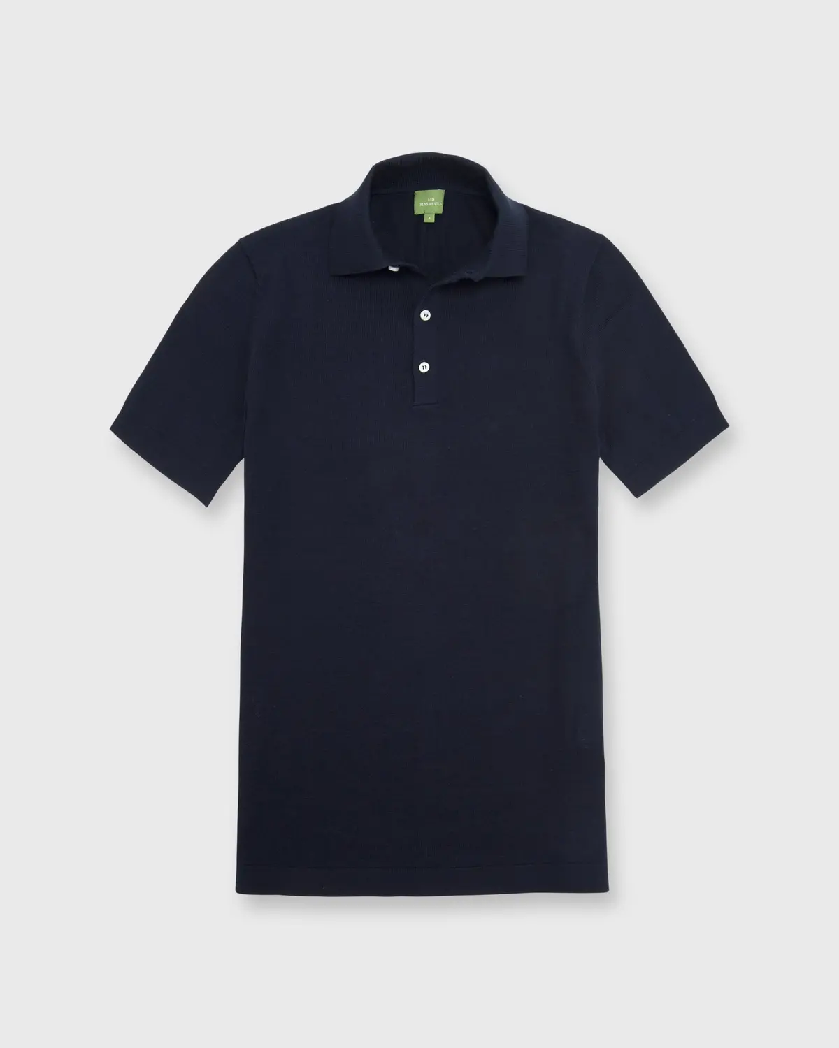 Rally Polo Sweater In Navy Cotton 1