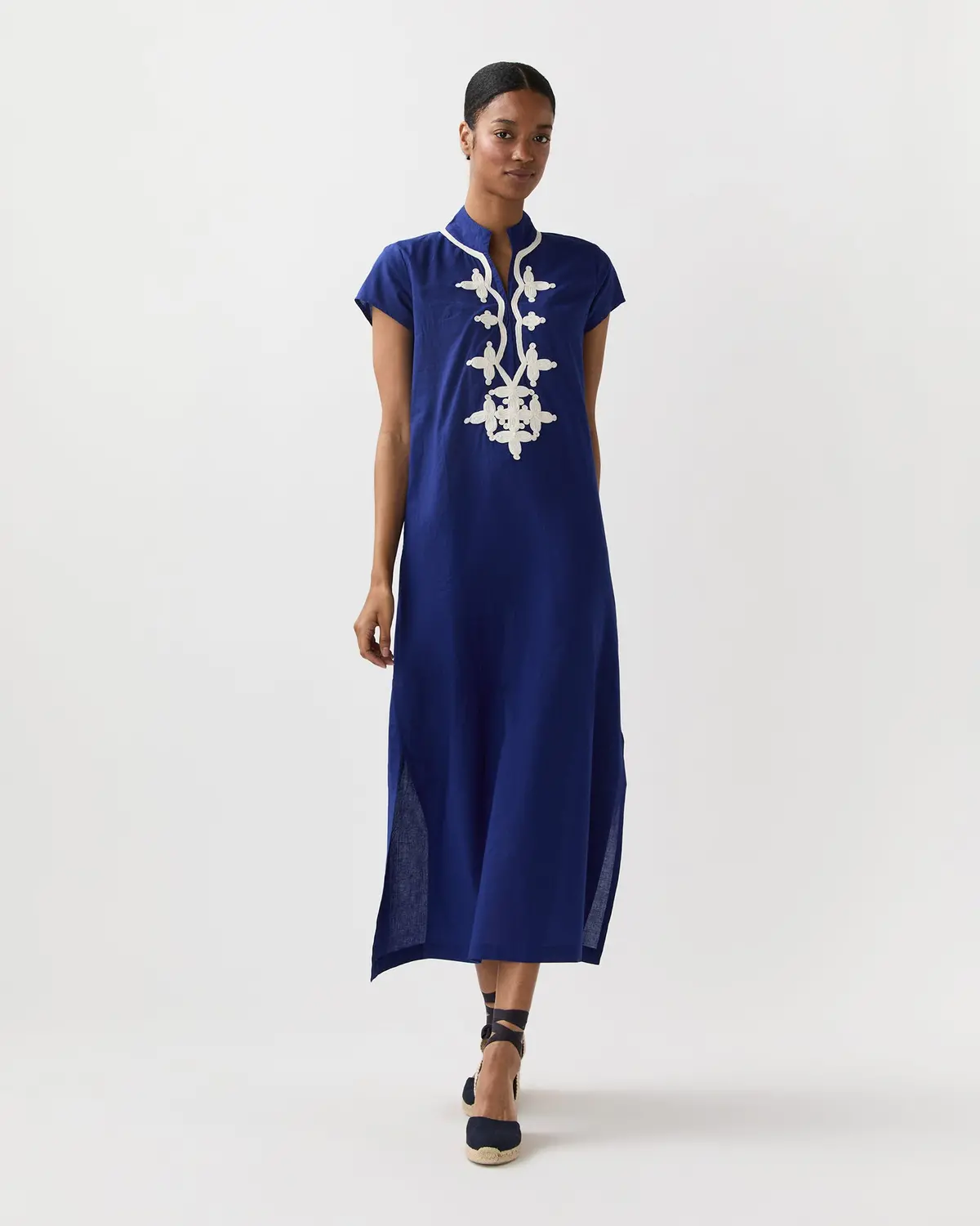New York Maxi Dress In Blue 1
