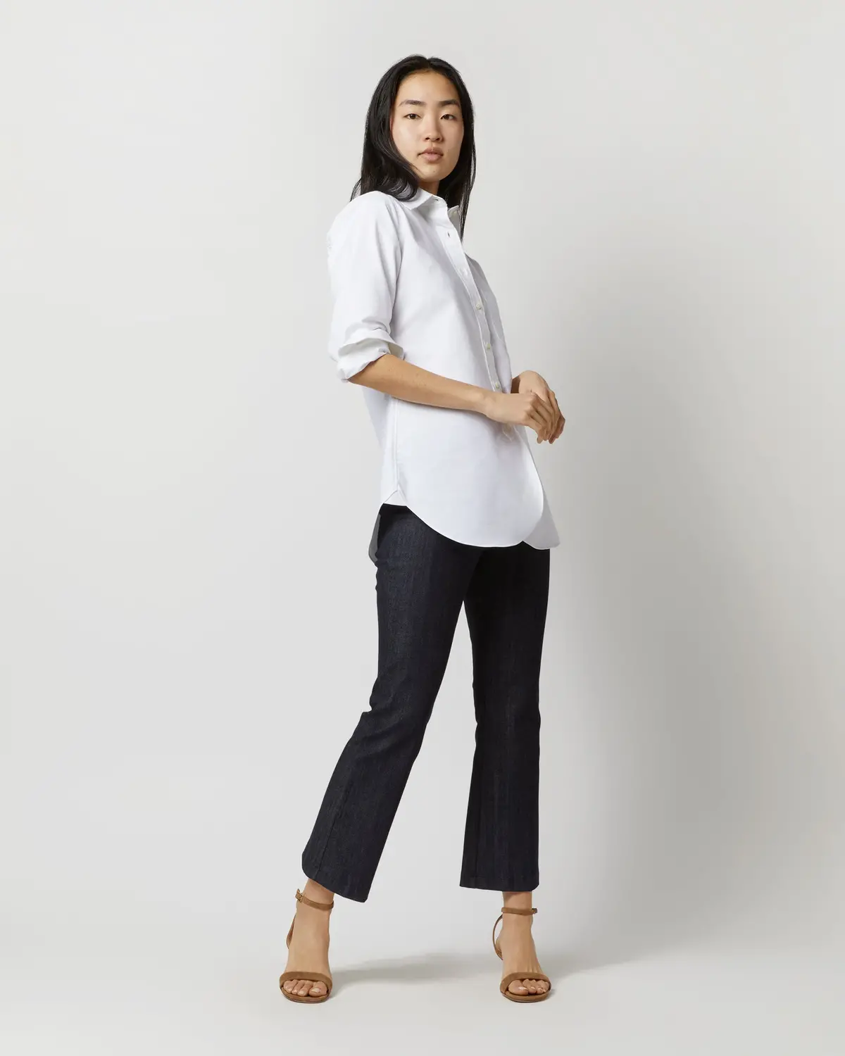 Boyfriend Shirt In White Oxford 4