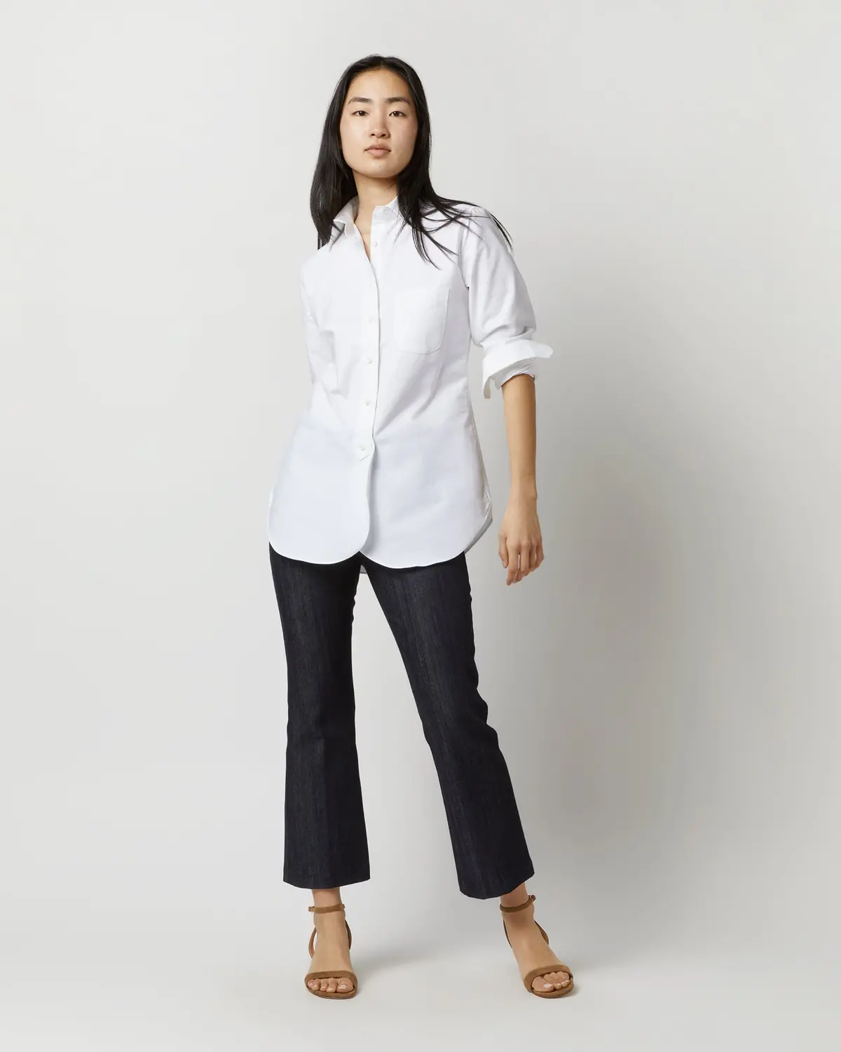 Boyfriend Shirt In White Oxford 3