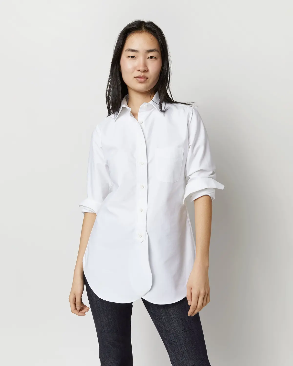 Boyfriend Shirt In White Oxford 1