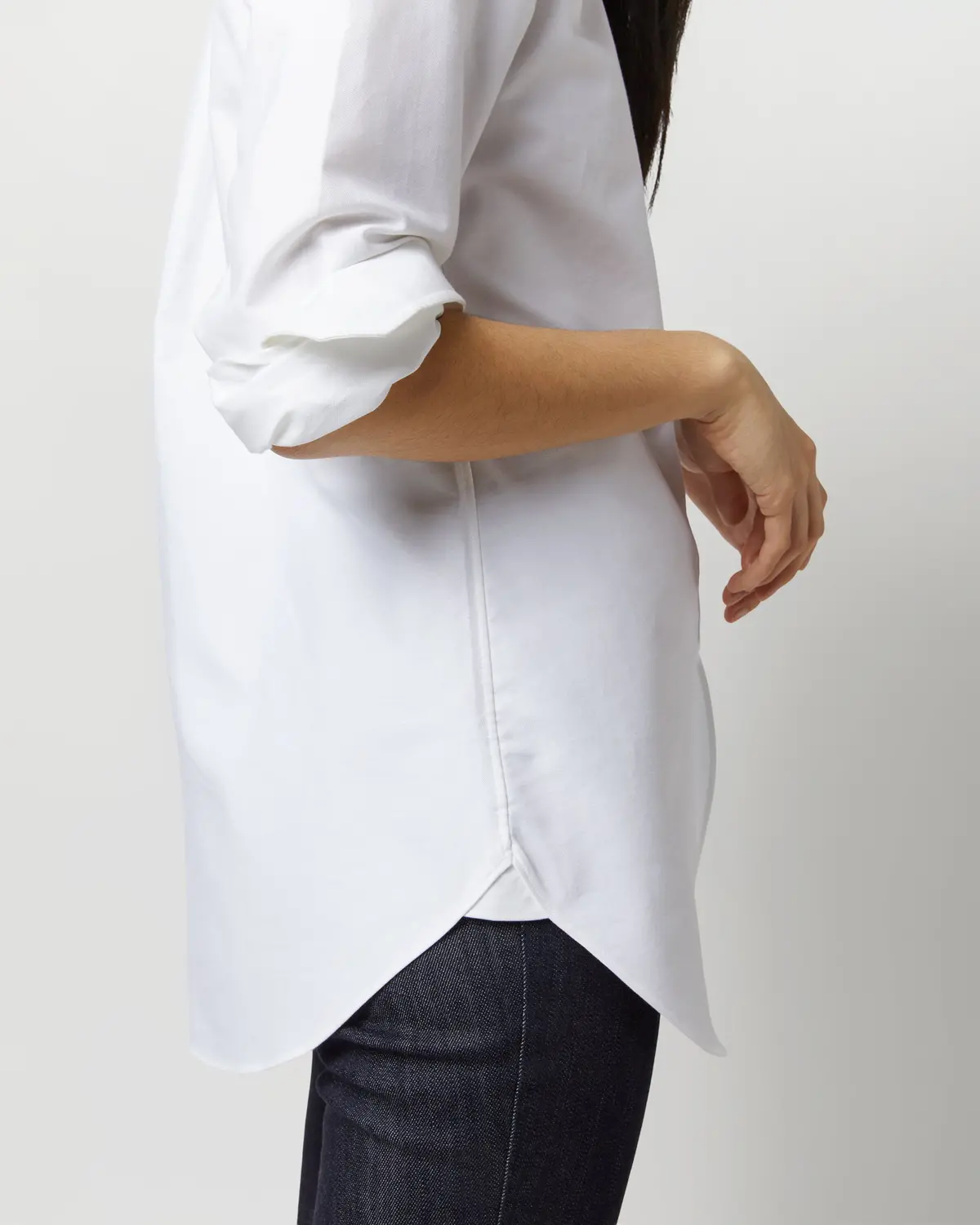 Boyfriend Shirt In White Oxford 5