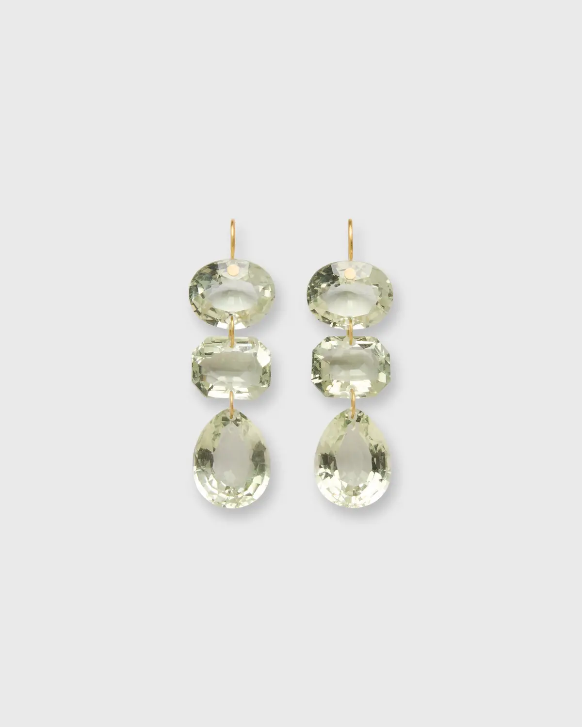 Favorite Earrings In Green Quartz 1