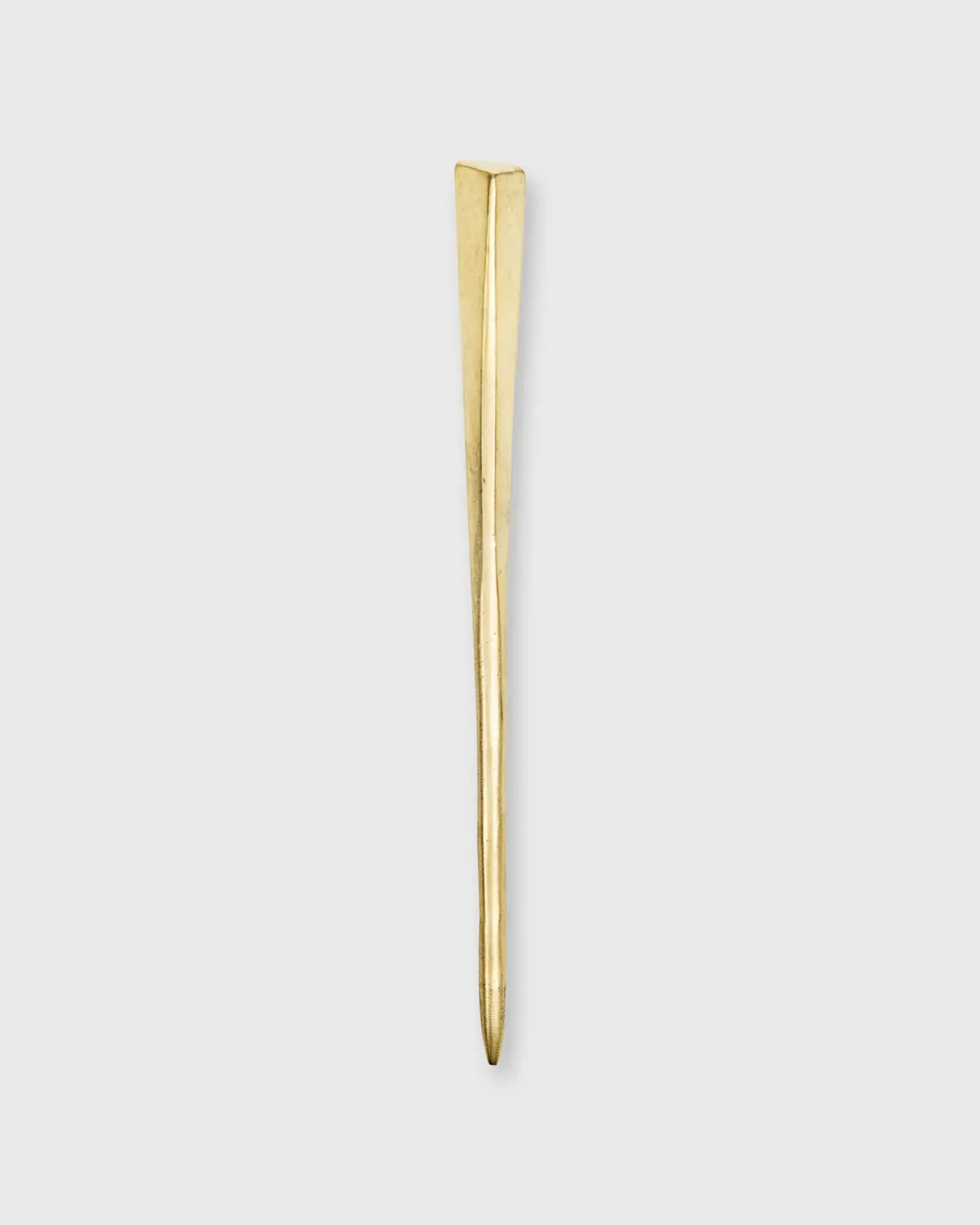 Triangle Hairpin In Brass 1