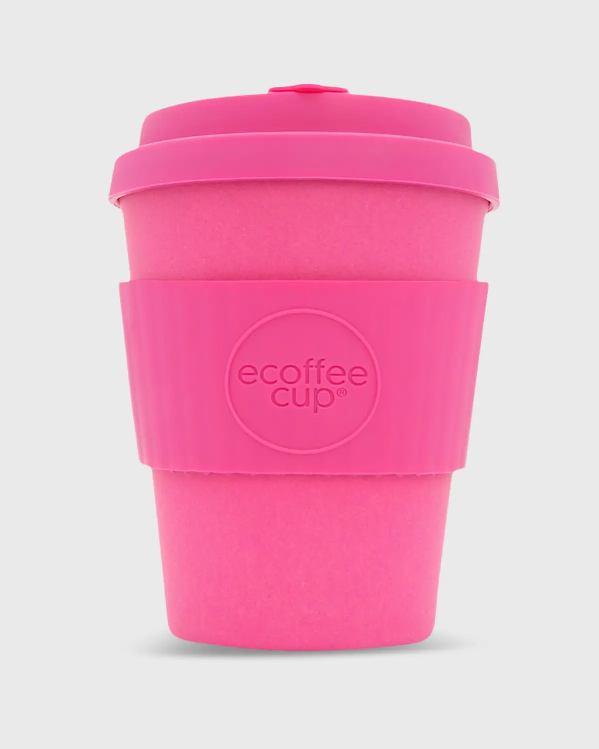 12 Oz. Reusable Coffee Cup In Pink'd 1