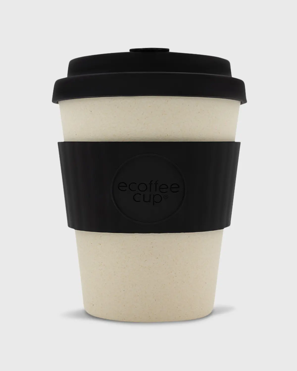 12 Oz. Reusable Coffee Cup In Black Nature 1