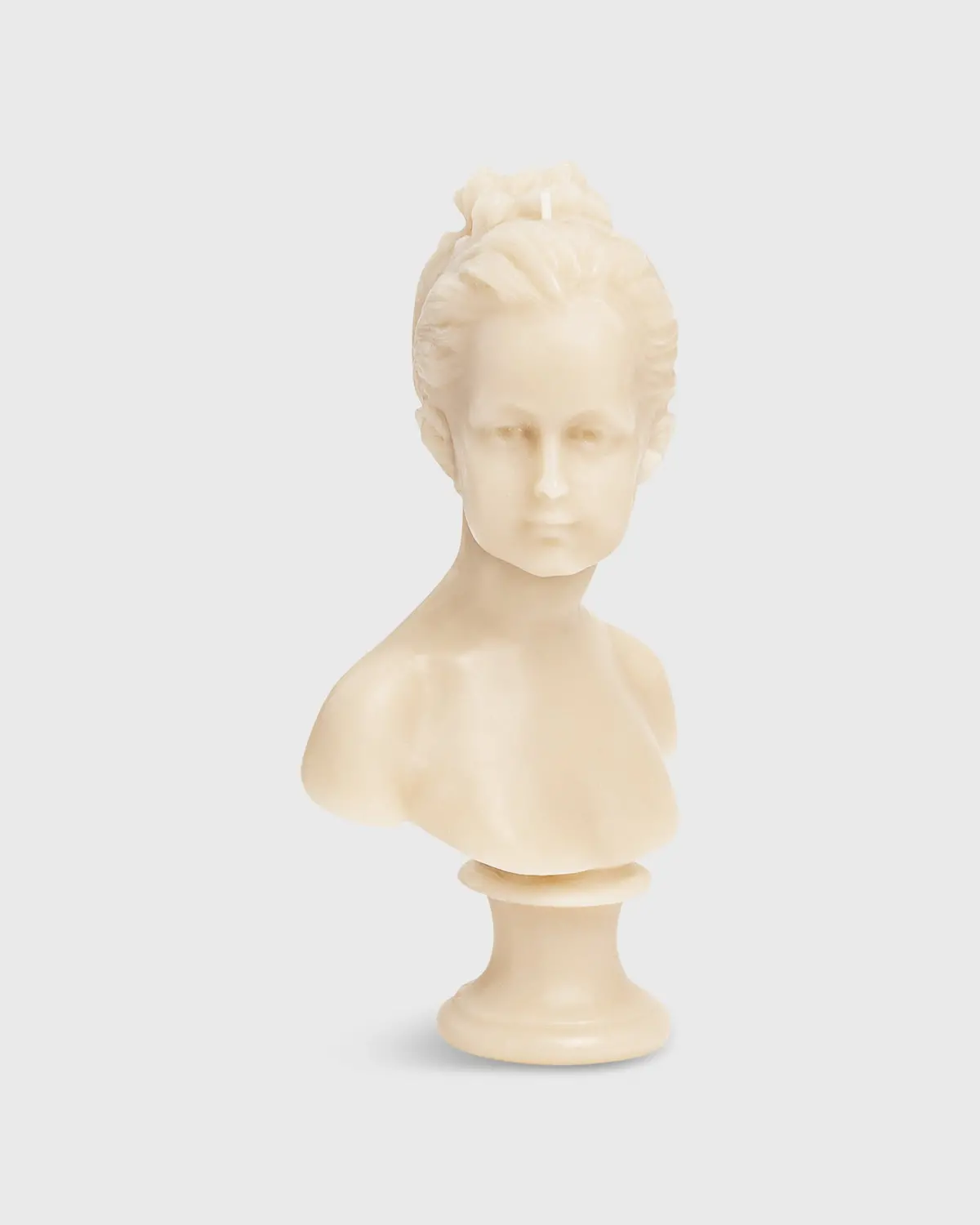 Louise Decorative Bust Candle In Stone 1