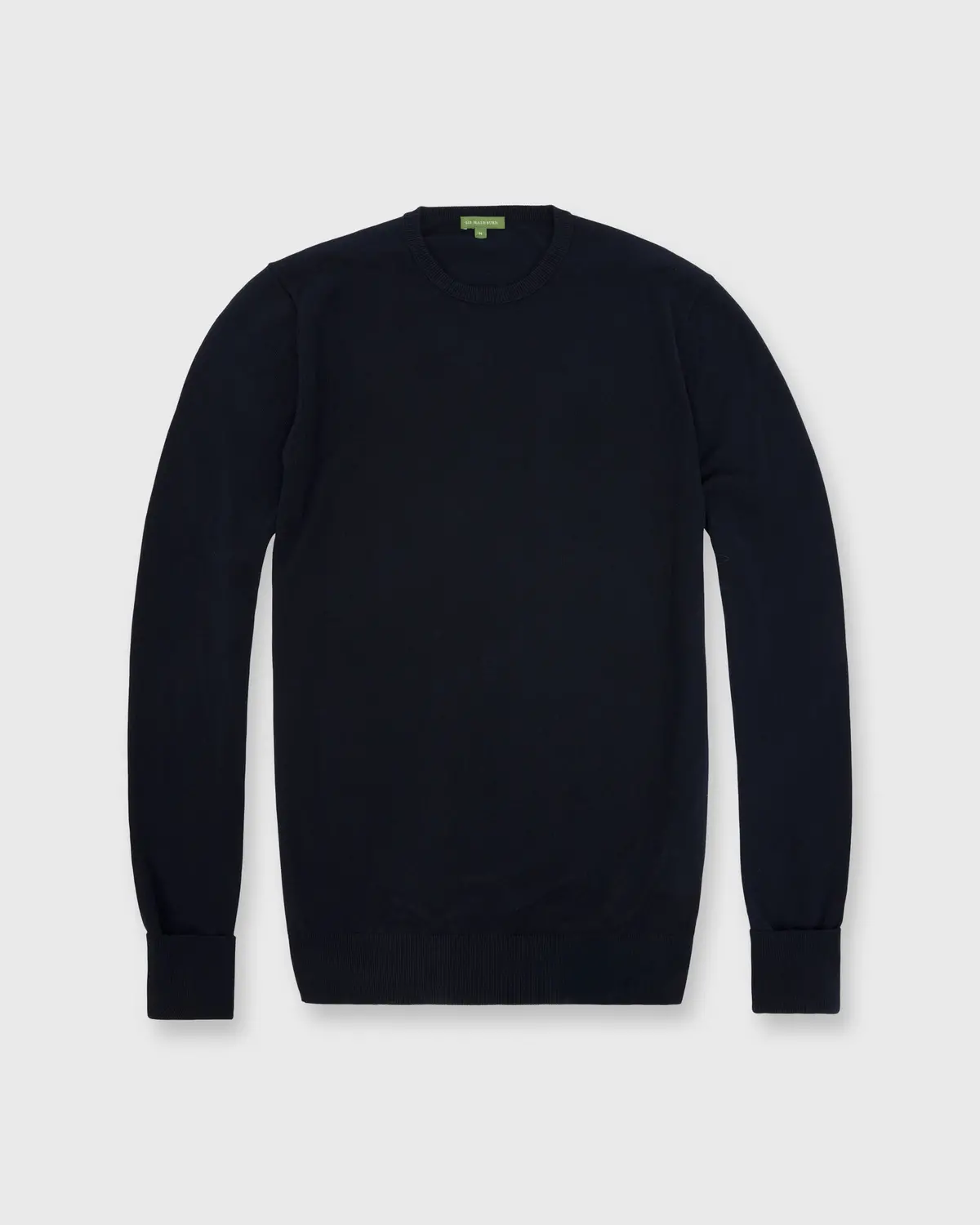 Crewneck Sweater In Navy Cotton 1