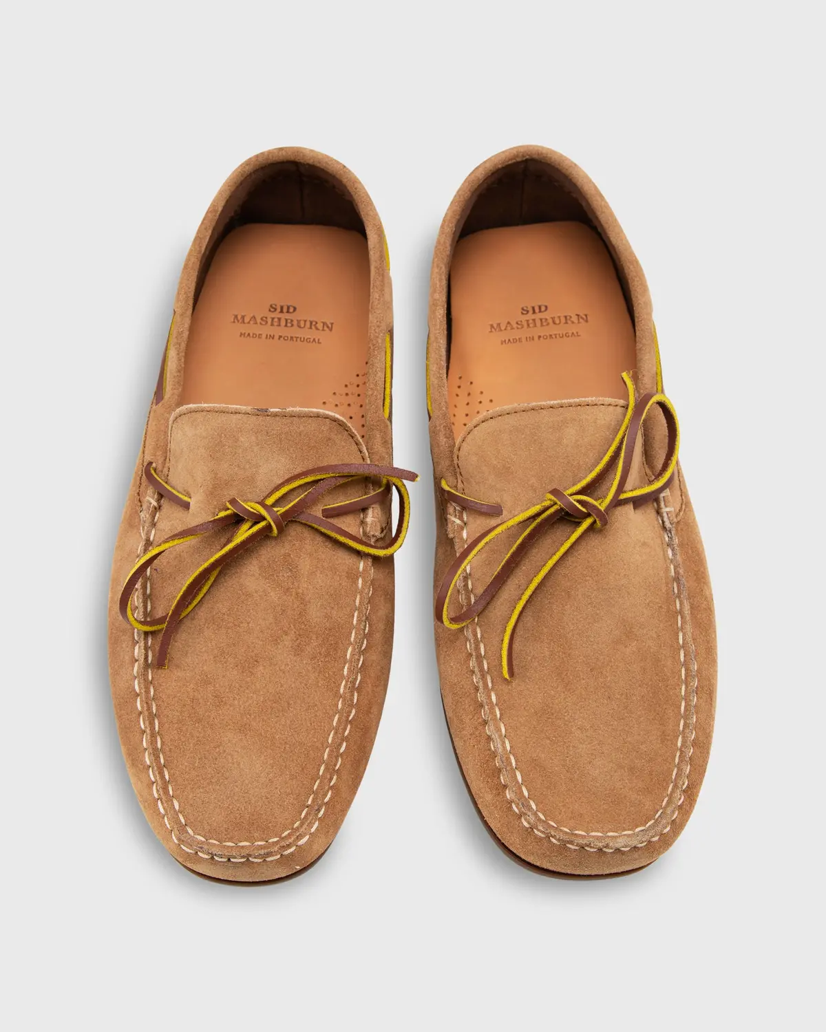 All-Weather Driving Moccasin In Tan Suede 1