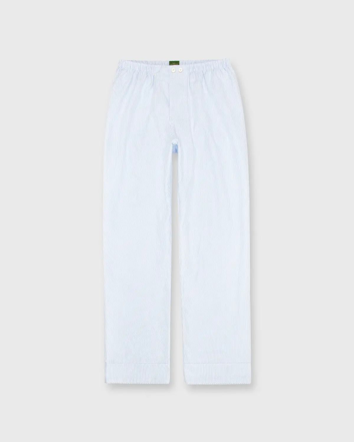 Pajama Pant In Blue/White University Stripe Oxford 1