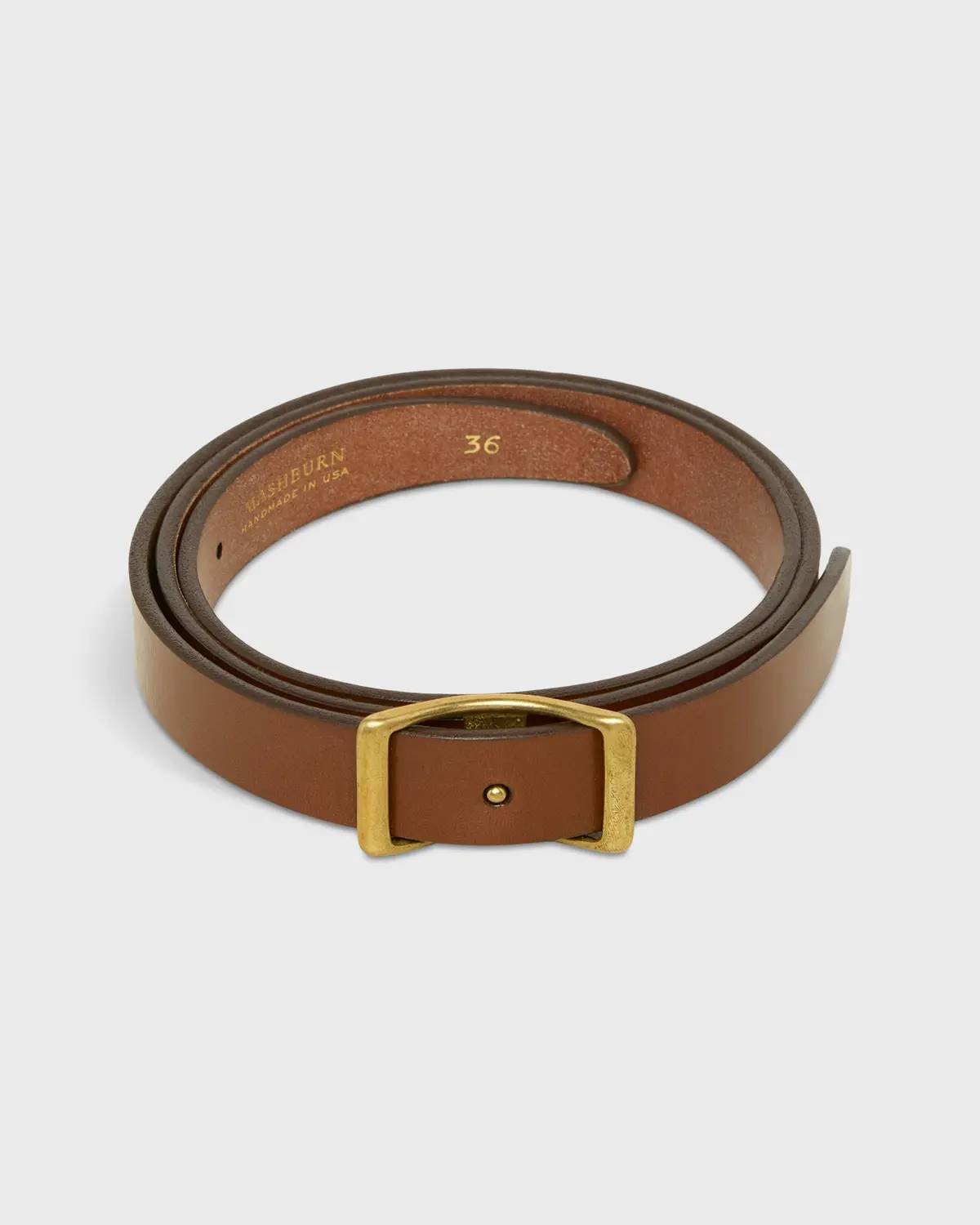 1" Reversible Conroy Belt In Medium Brown Bridle 1