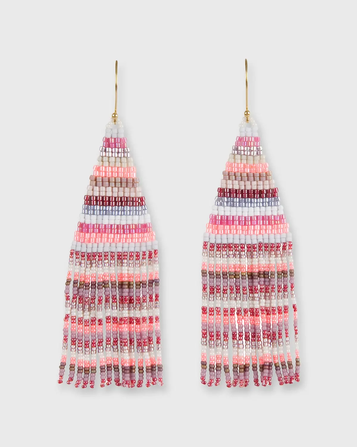 Franja Earrings In Pink 1