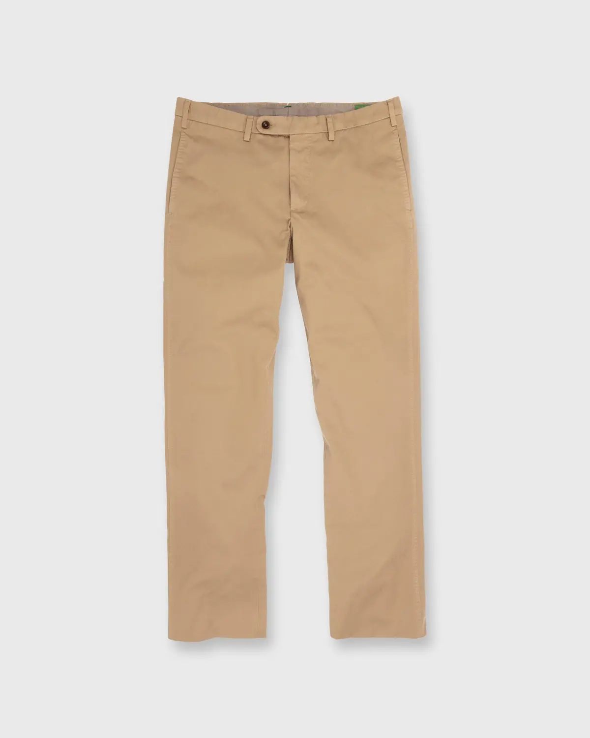 Garment-Dyed Sport Trouser In British Khaki High Ridge Twill 1