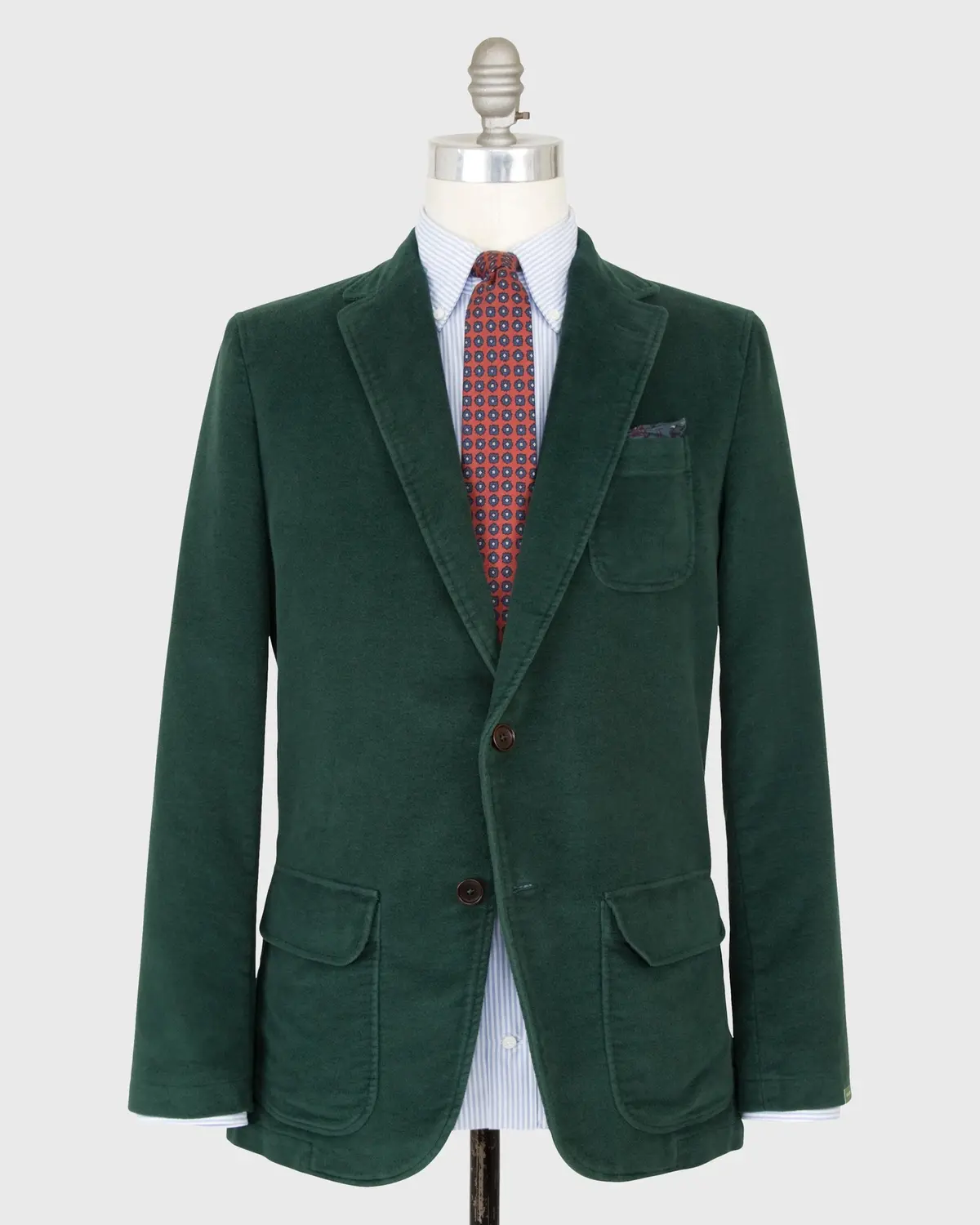 Butcher Jacket In Spruce Moleskin 1