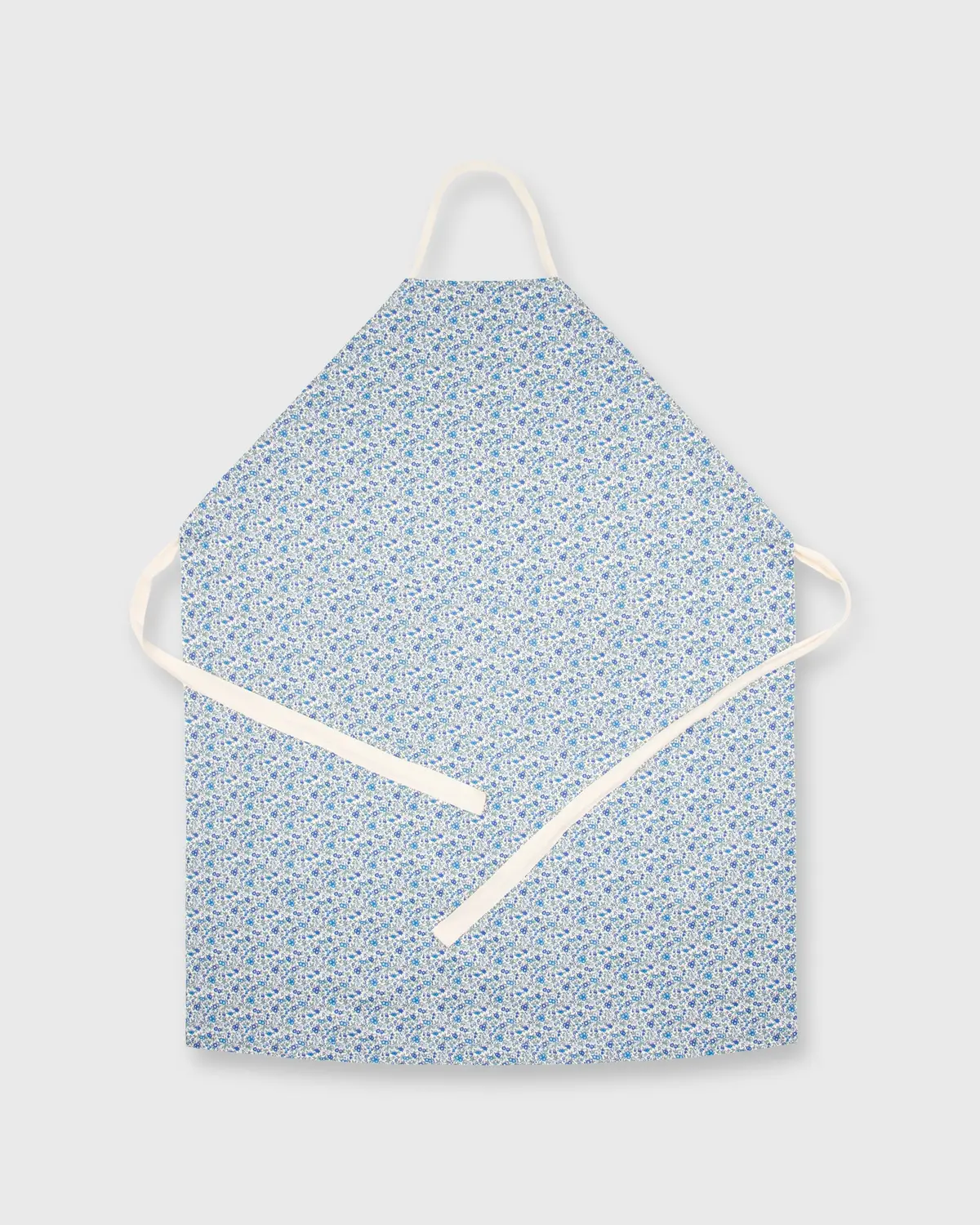 Apron In Blue/Green Chamomile Liberty Fabric 1
