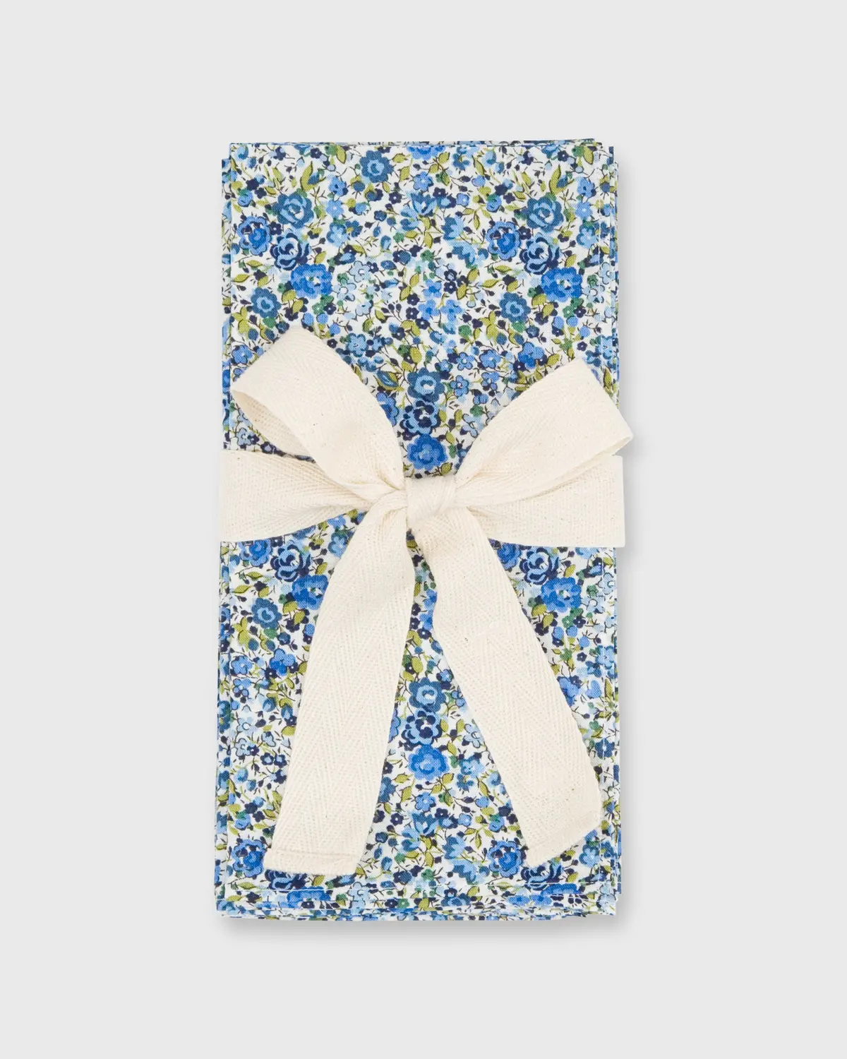 Napkins (Set Of 4) In Blue Multi Emma & Georgina Augusta Liberty Fabric 1