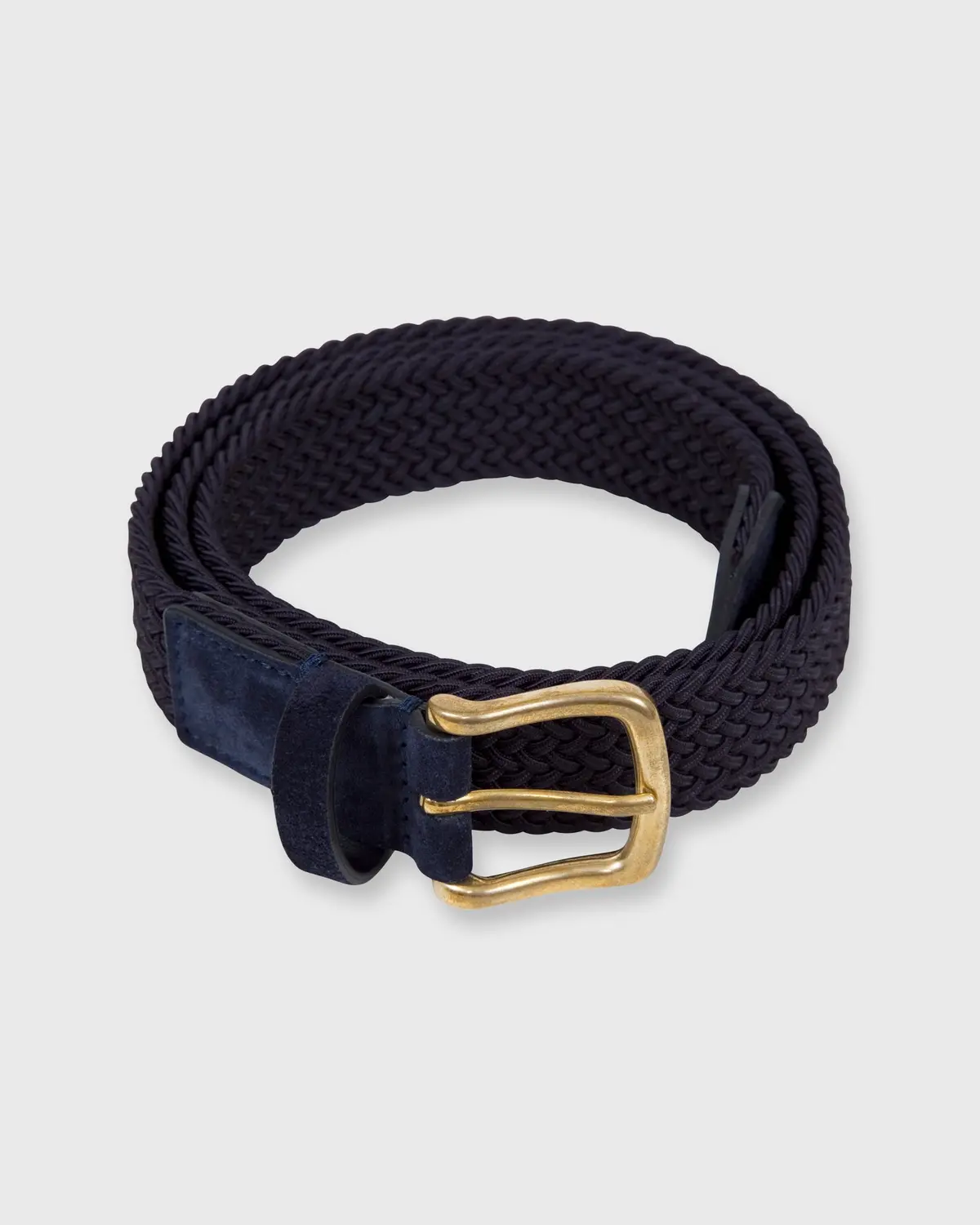 1.25" Woven Elastic Belt In Navy 1
