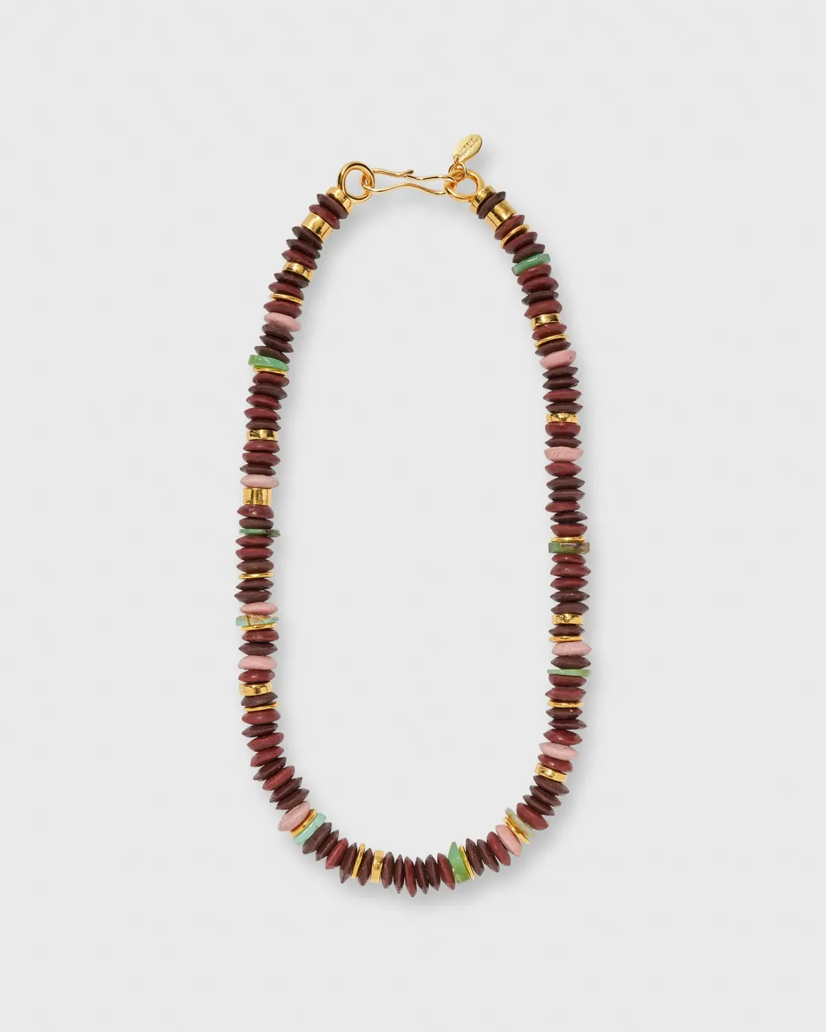 Long Laguna Necklace In Merlot 1