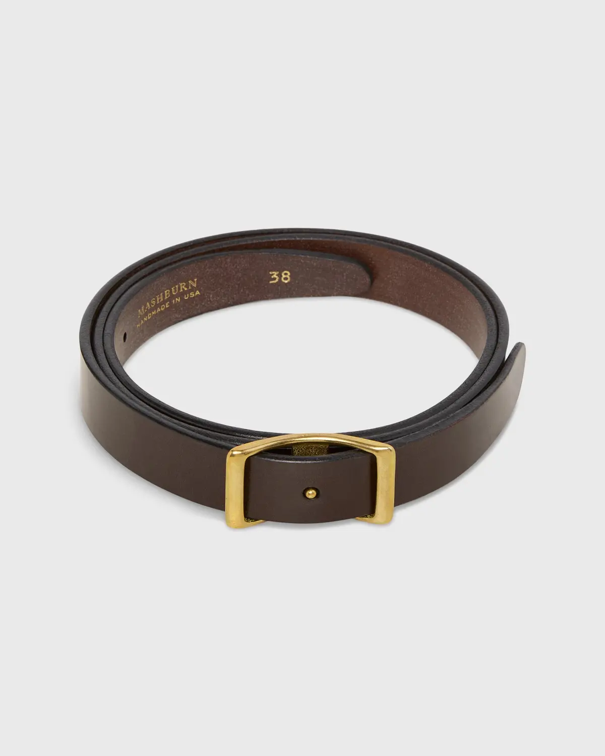 1" Reversible Conroy Belt In Chocolate Brown Bridle 1