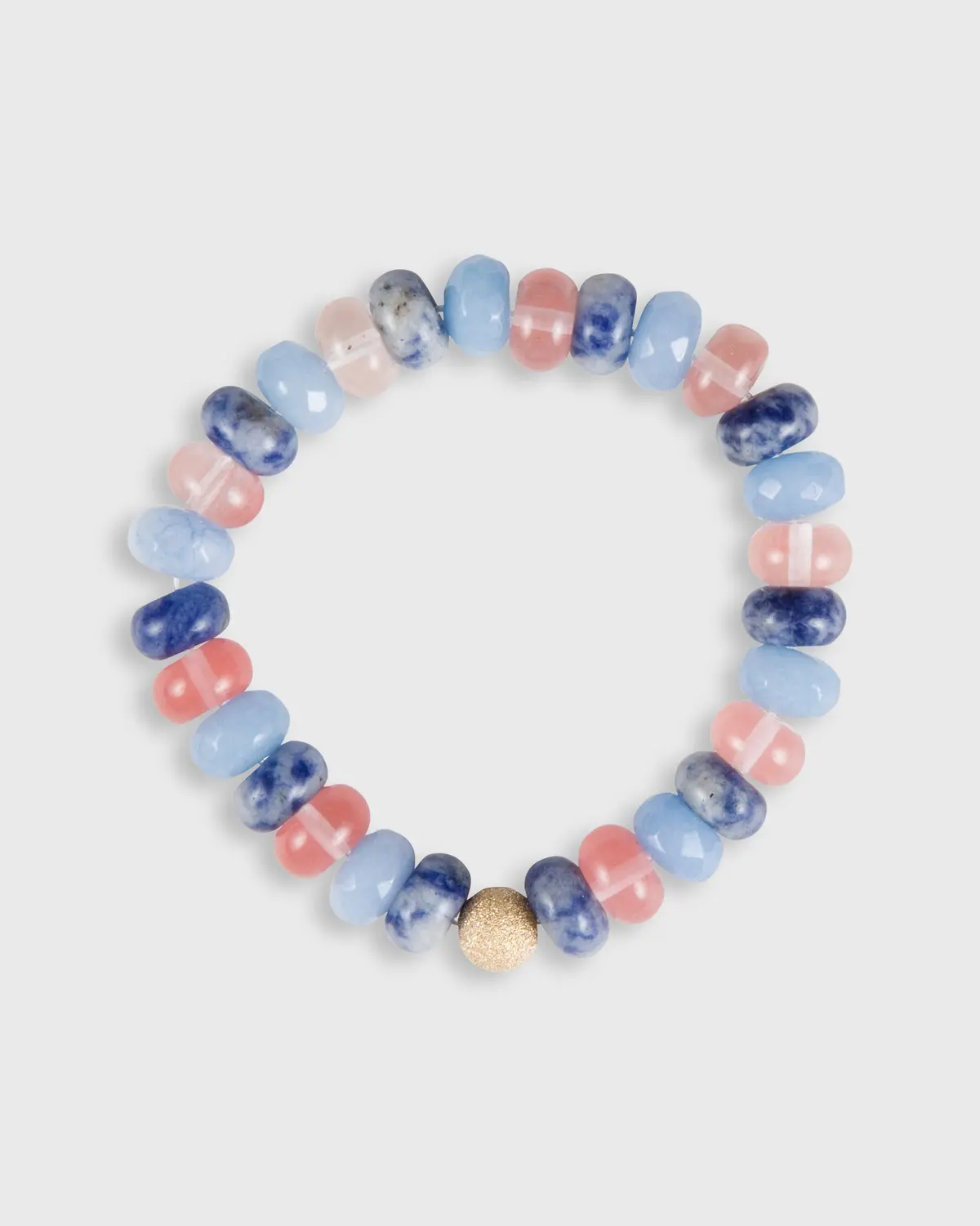 Semi Precious Beaded Bracelet In Gelato 1