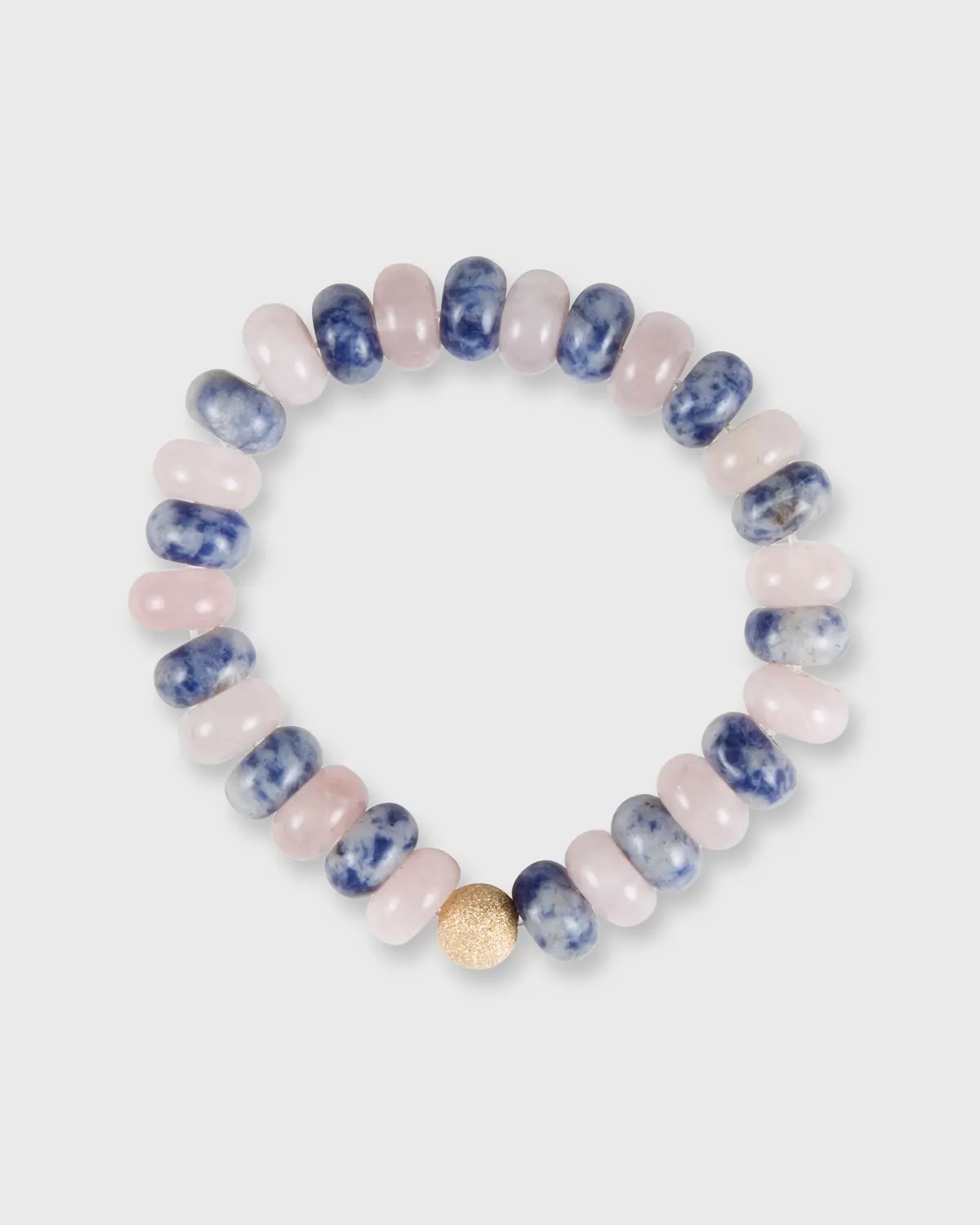 Semi Precious Beaded Bracelet In Tie Die 1
