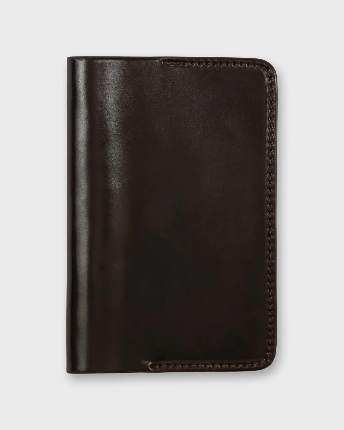 Passport Holder In Dark Brown Cordovan 1