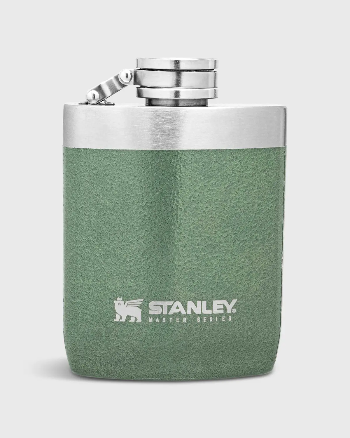 Master Unbreakable Hip Flask In Hammertone Green 1