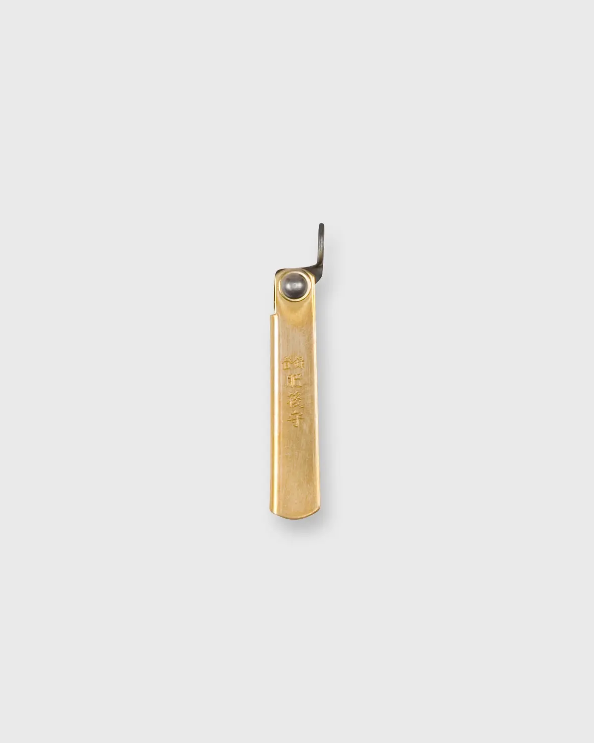 Higonokami Folding Knife In Brass 1