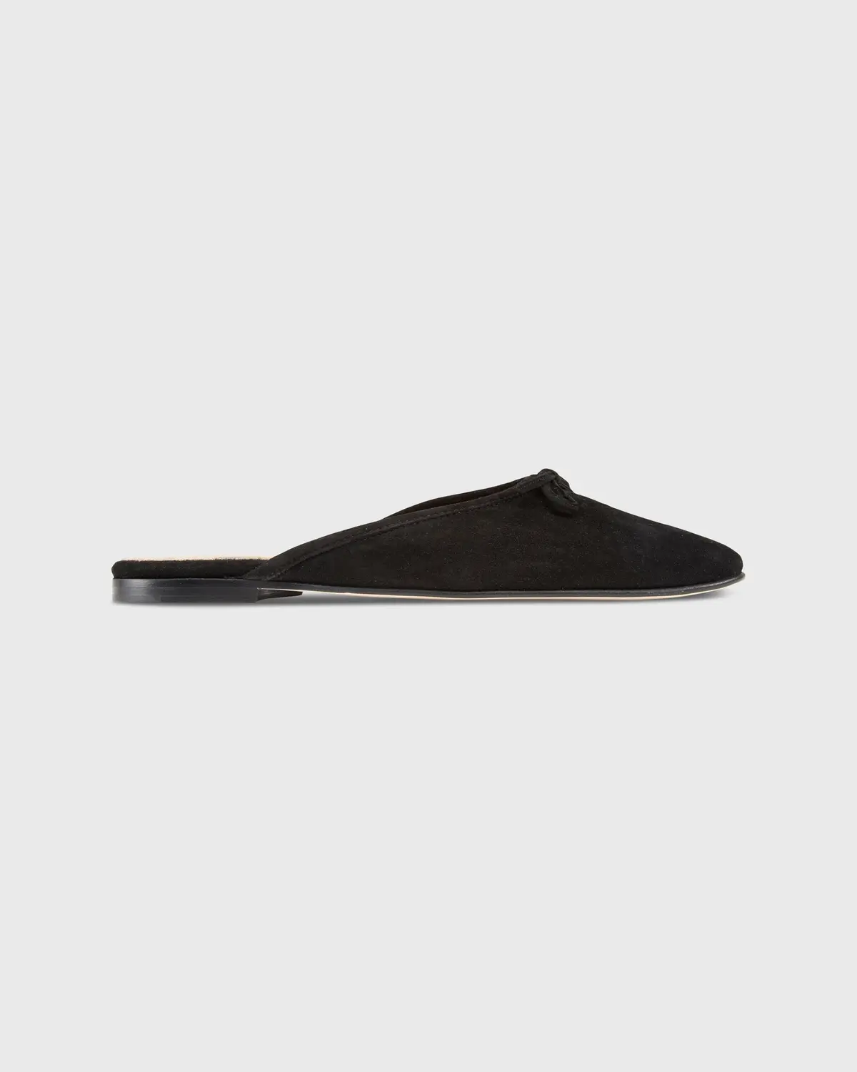 Joy Mule In Black Suede 1