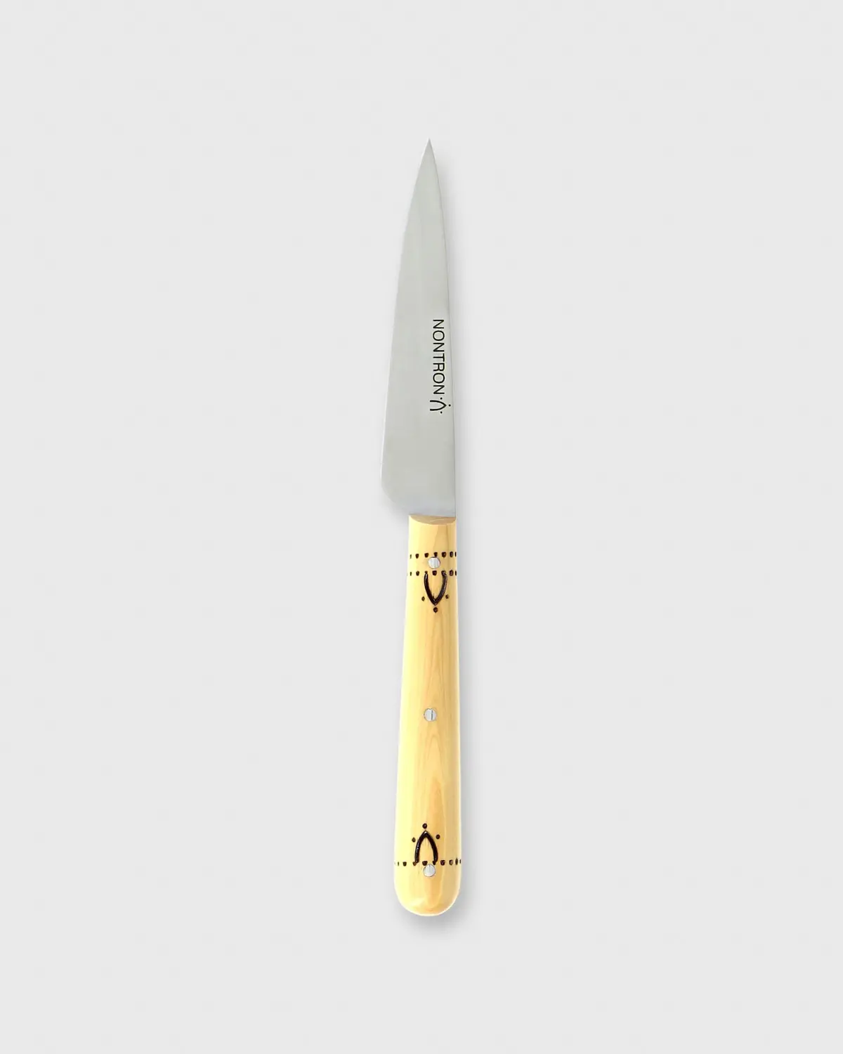 Kitchen Knife No. 9 In Woodburned Boxwood 1