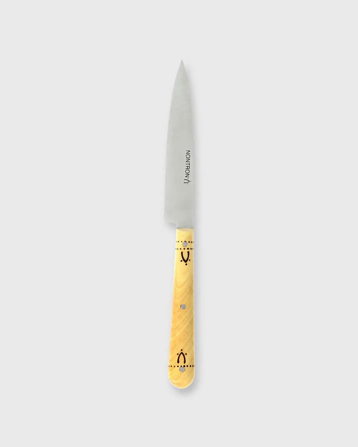 Kitchen Knife No. 10 In Woodburned Boxwood 1