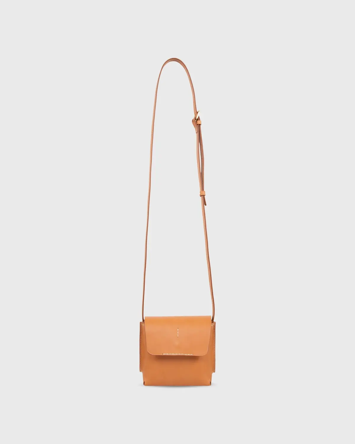 Lucette Crossbody Bag In Tan Leather 1