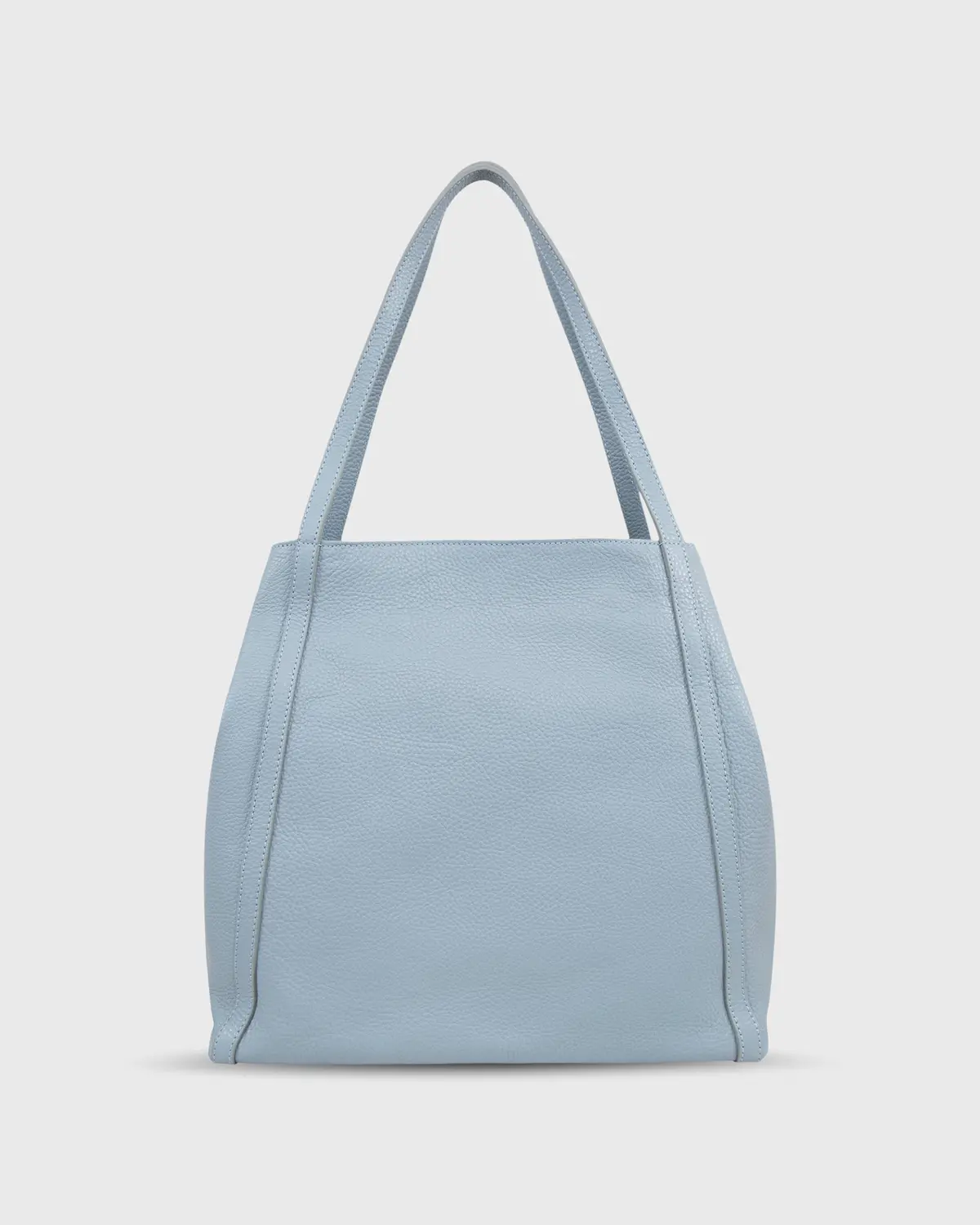 Cita Tote In Pale Blue Leather 1