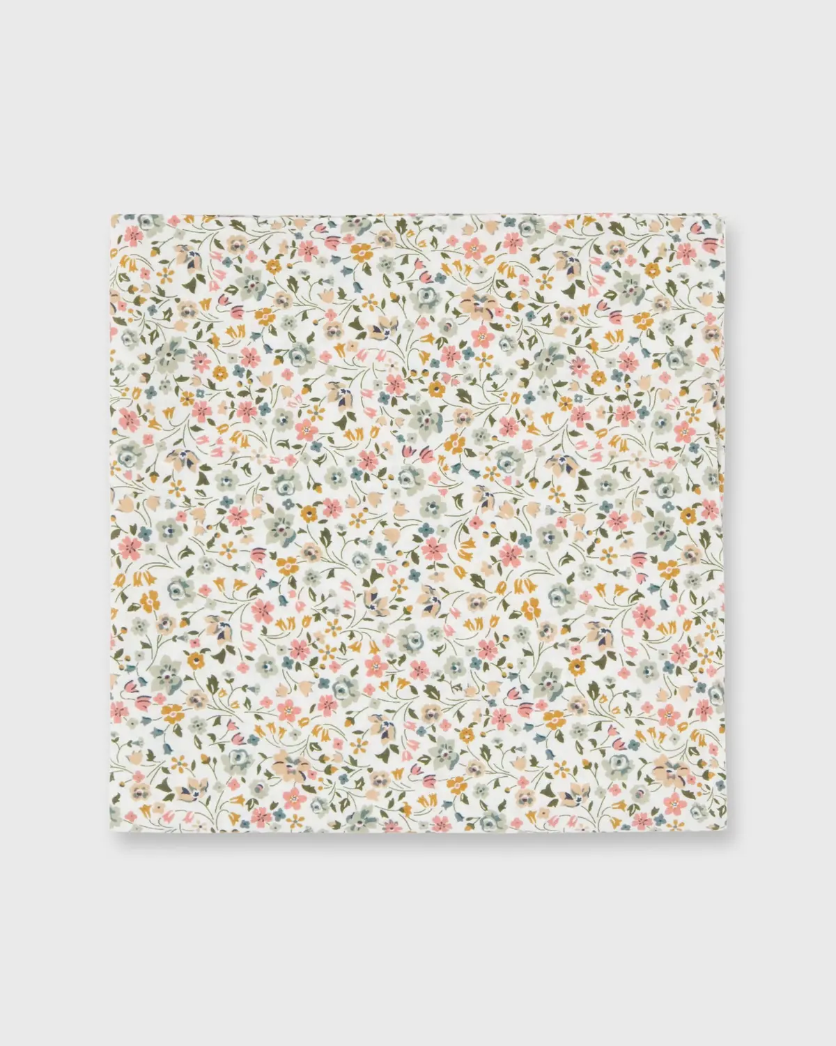 Cotton Print Pocket Square In Multicolor Kimberely & Sarah Po Liberty Fabric 1