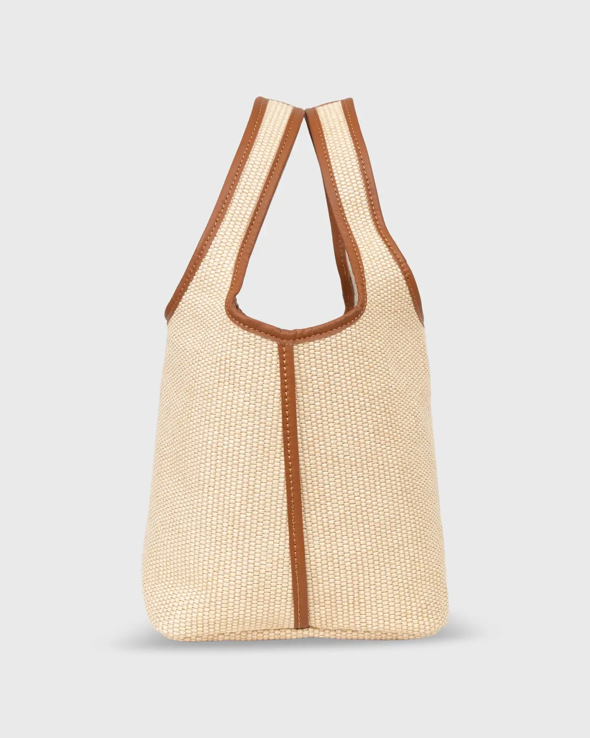 Paola Bucket Bag In Natural Straw 1