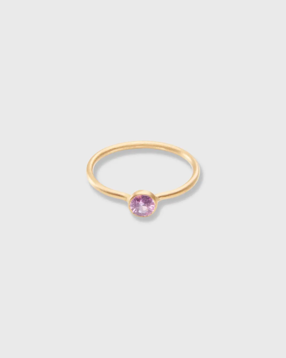 Miniature Princess Ring In Pink Sapphire 1
