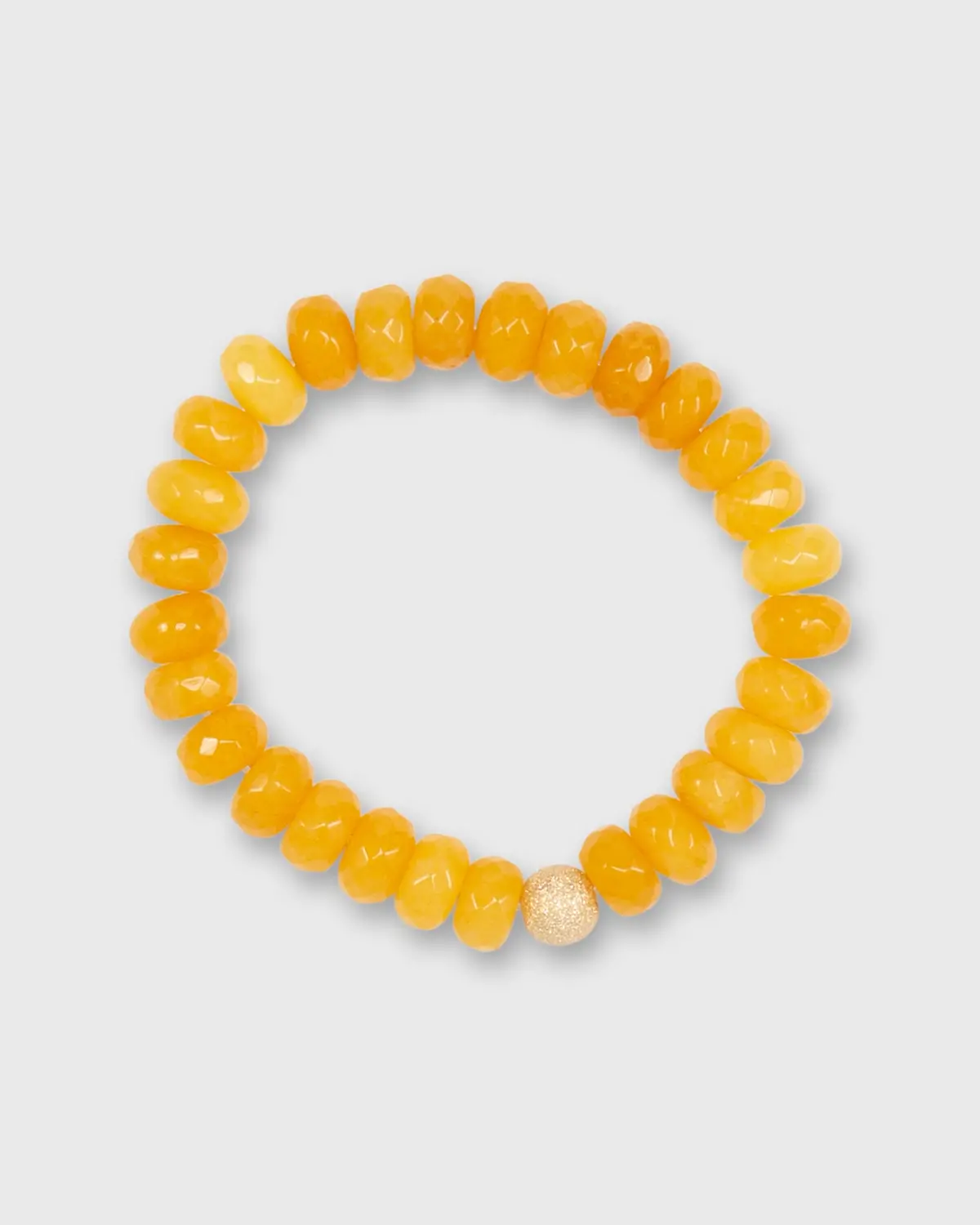 Monochrome Beaded Bracelet In Yellow 1