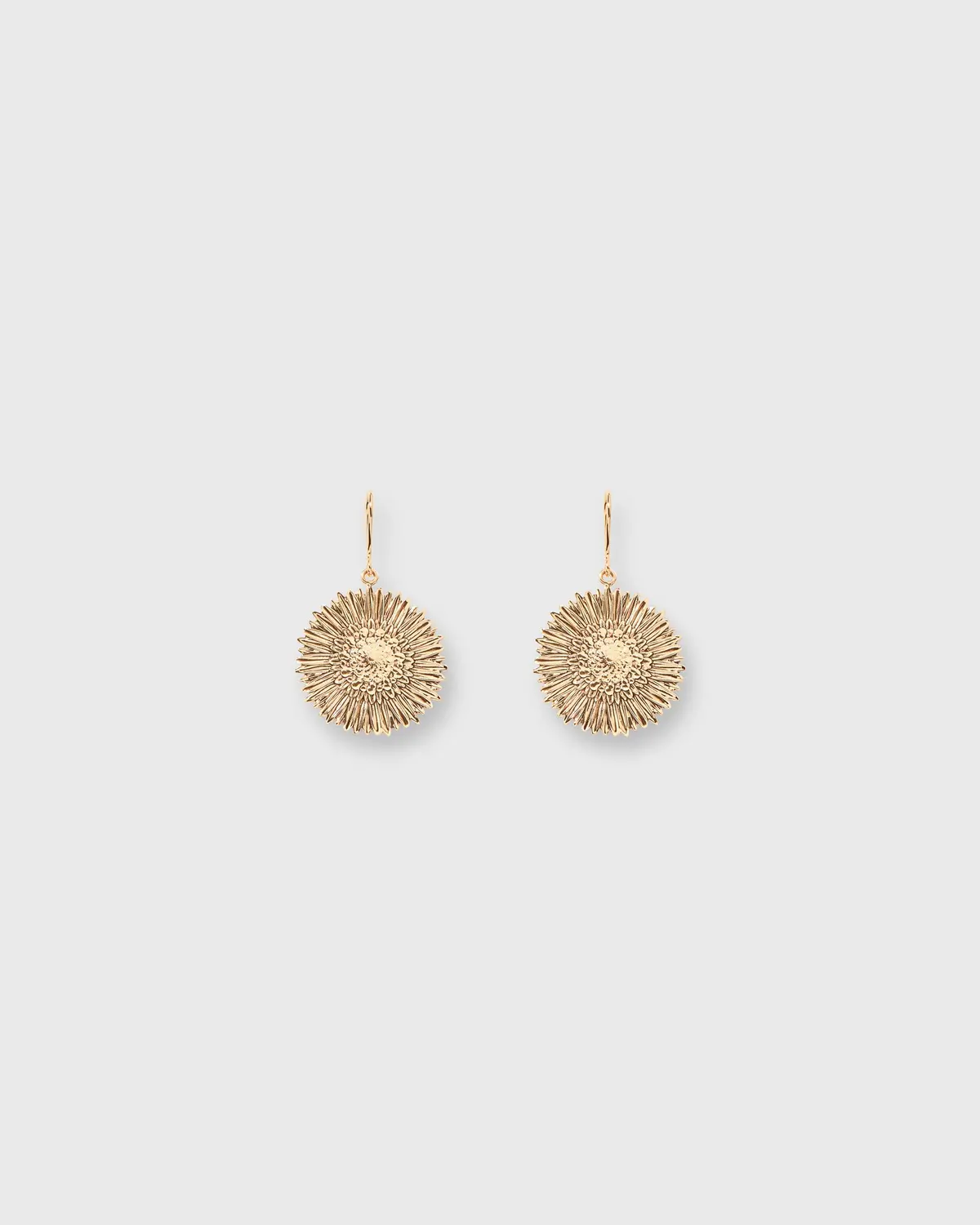 Helianthus Earrings In Gold 1