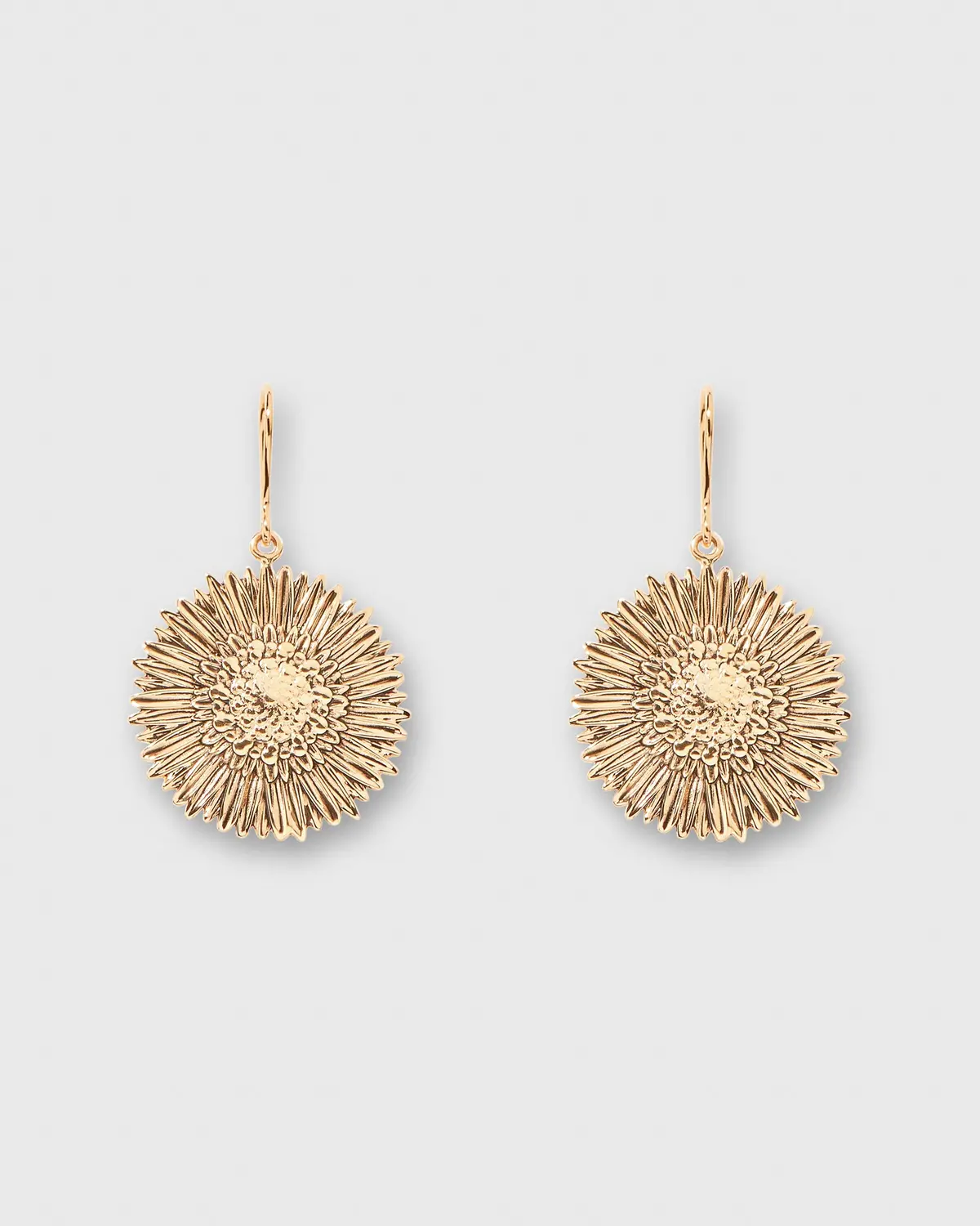 Helianthus Earrings In Gold 2