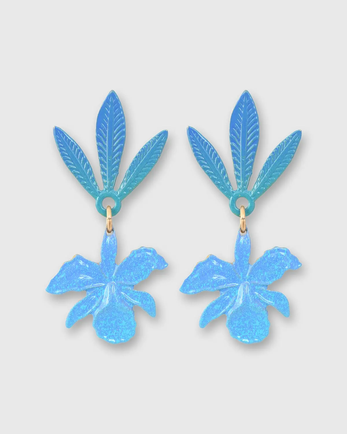 Ocean Orchid Earrings In Ocean 1