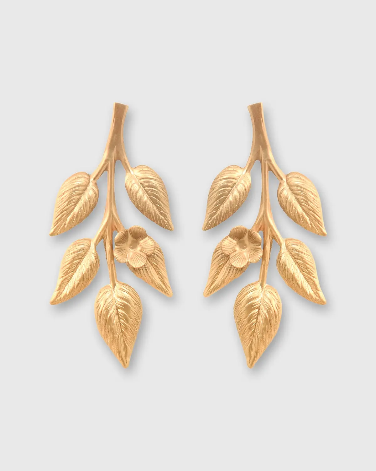 Spring Bough Earrings In Gold 1