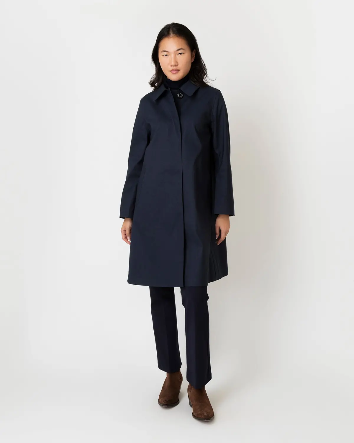 Banton Coat In Navy 2