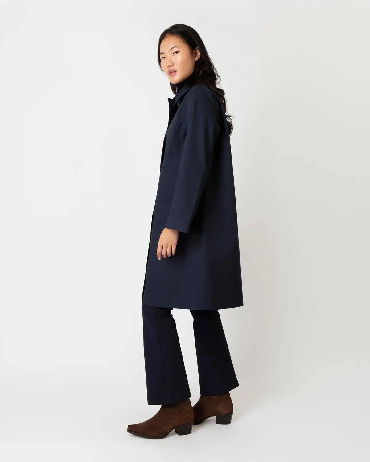 Banton Coat In Navy 3