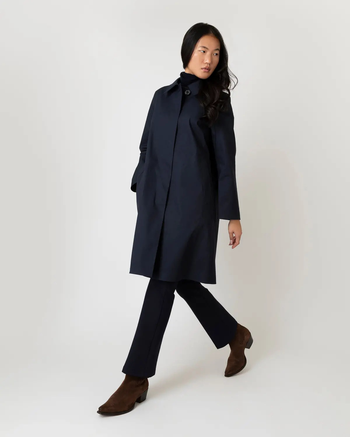 Banton Coat In Navy 5