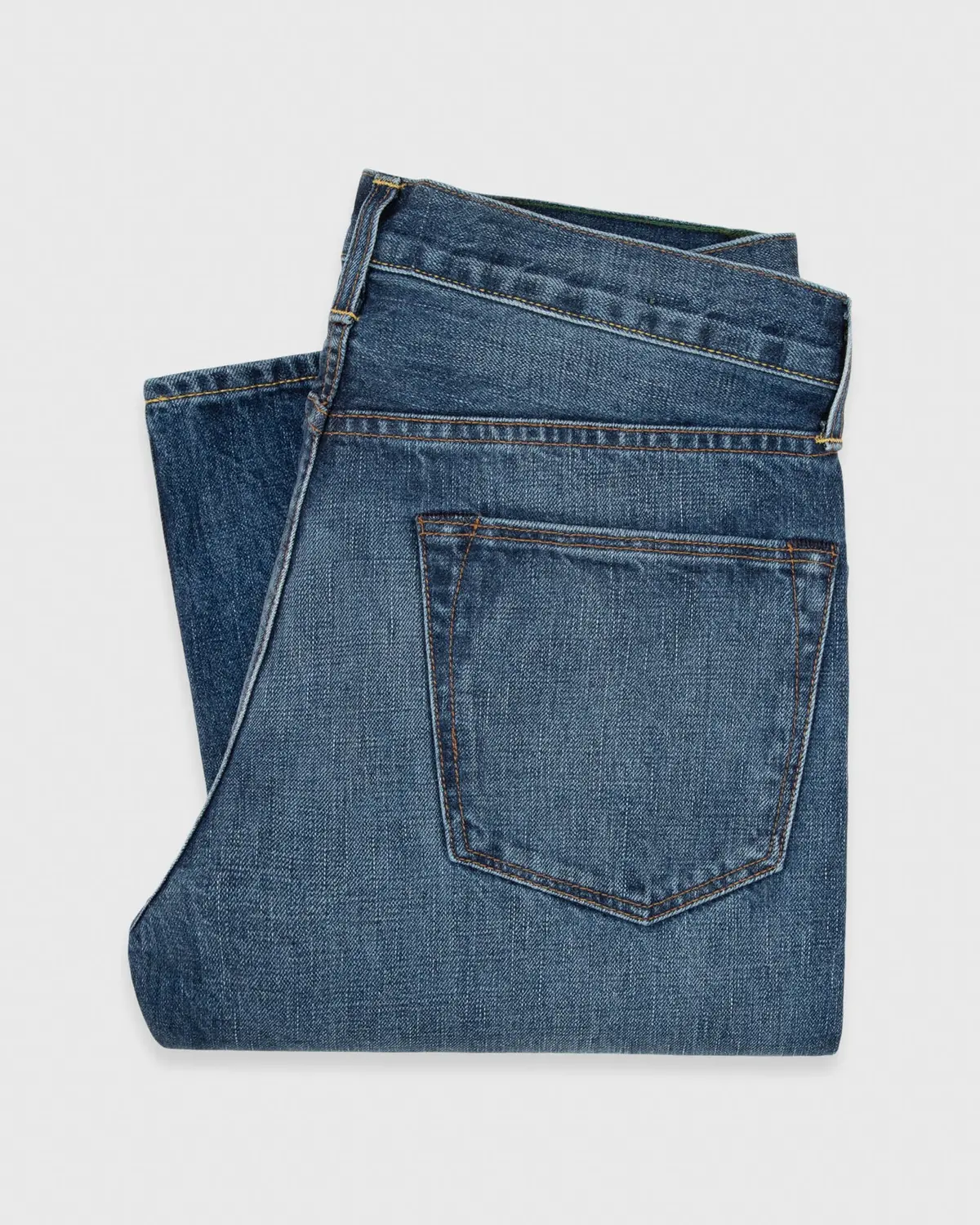 Slim Straight Jean In Japanese Selvedge Deep Indigo Denim 1