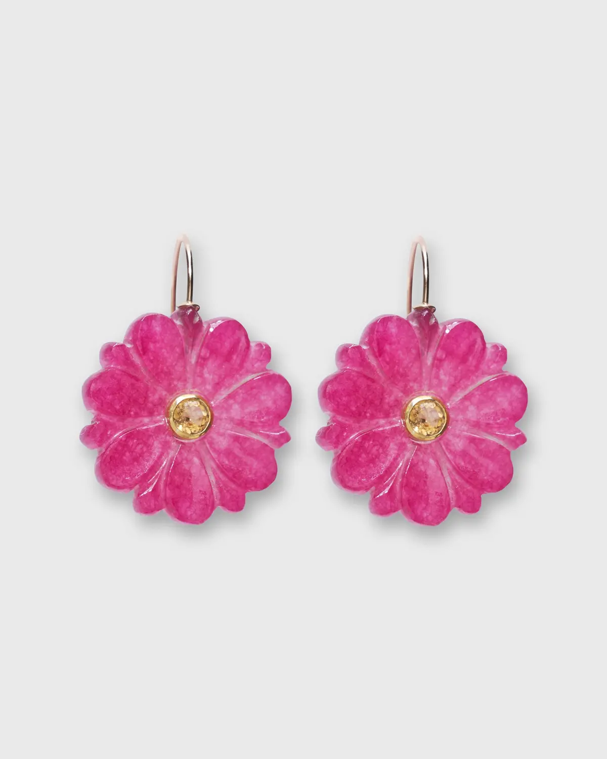 New Bloom Earrings In Fuchsia 1