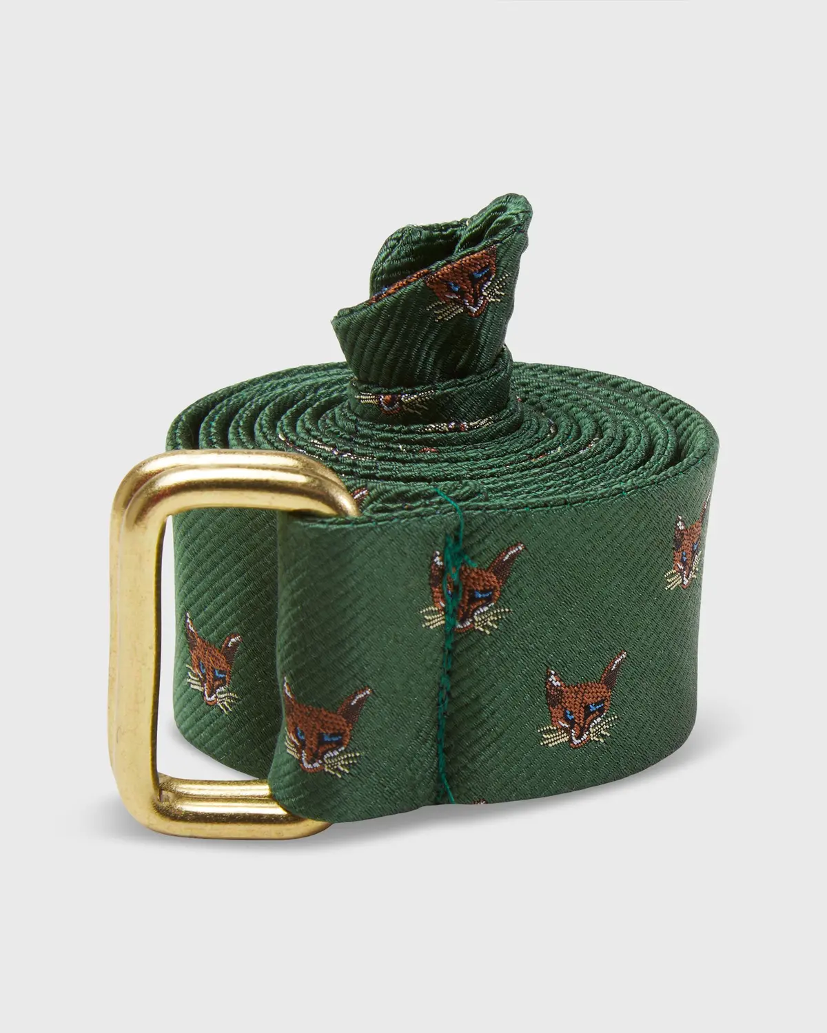 D-Ring Belt In Green Fox 1